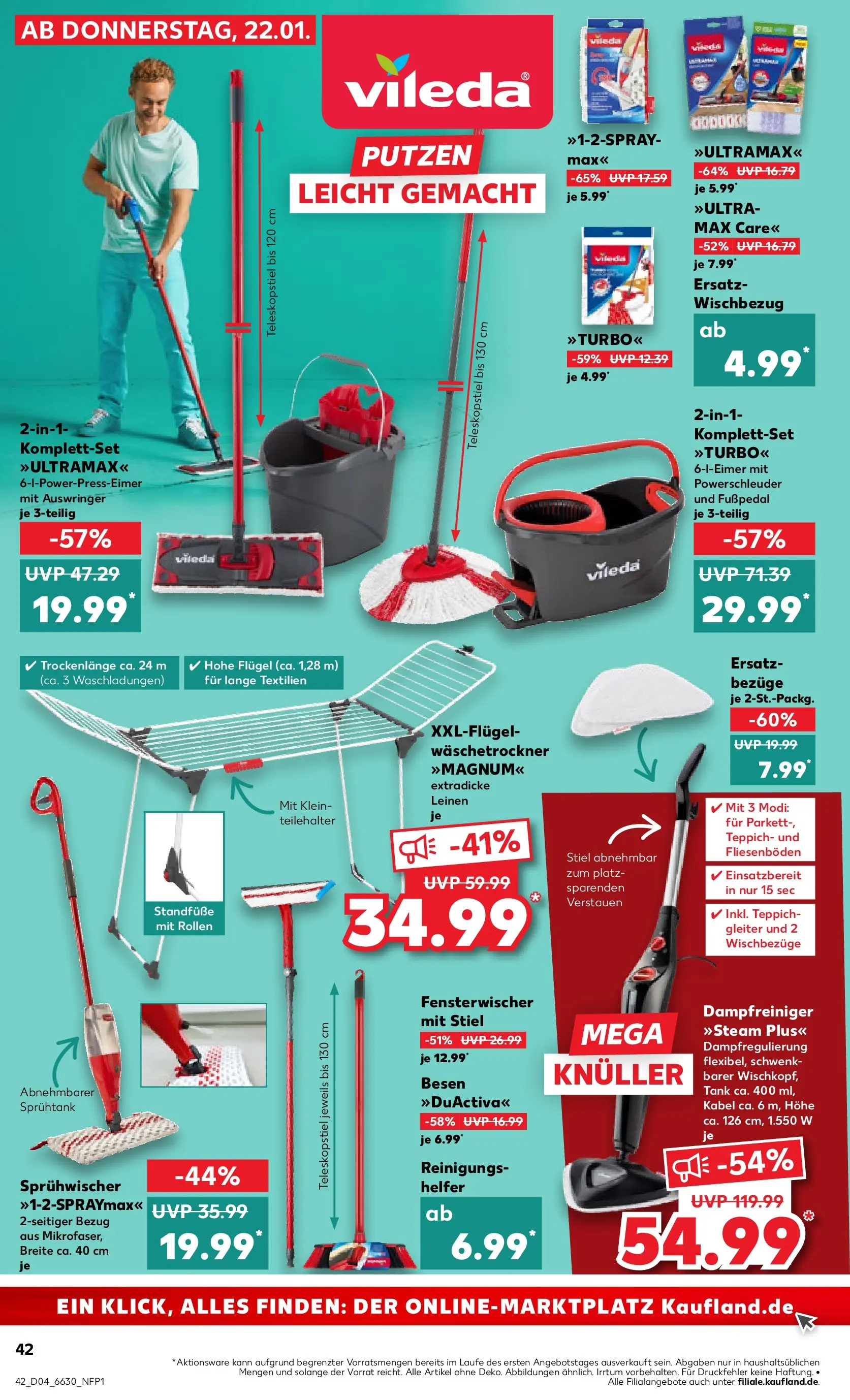 Prospekt Kaufland ab 25.01.2026 » Angebote Online zum Blättern | Seite: 42 | Produkte: Kabel, Teppich