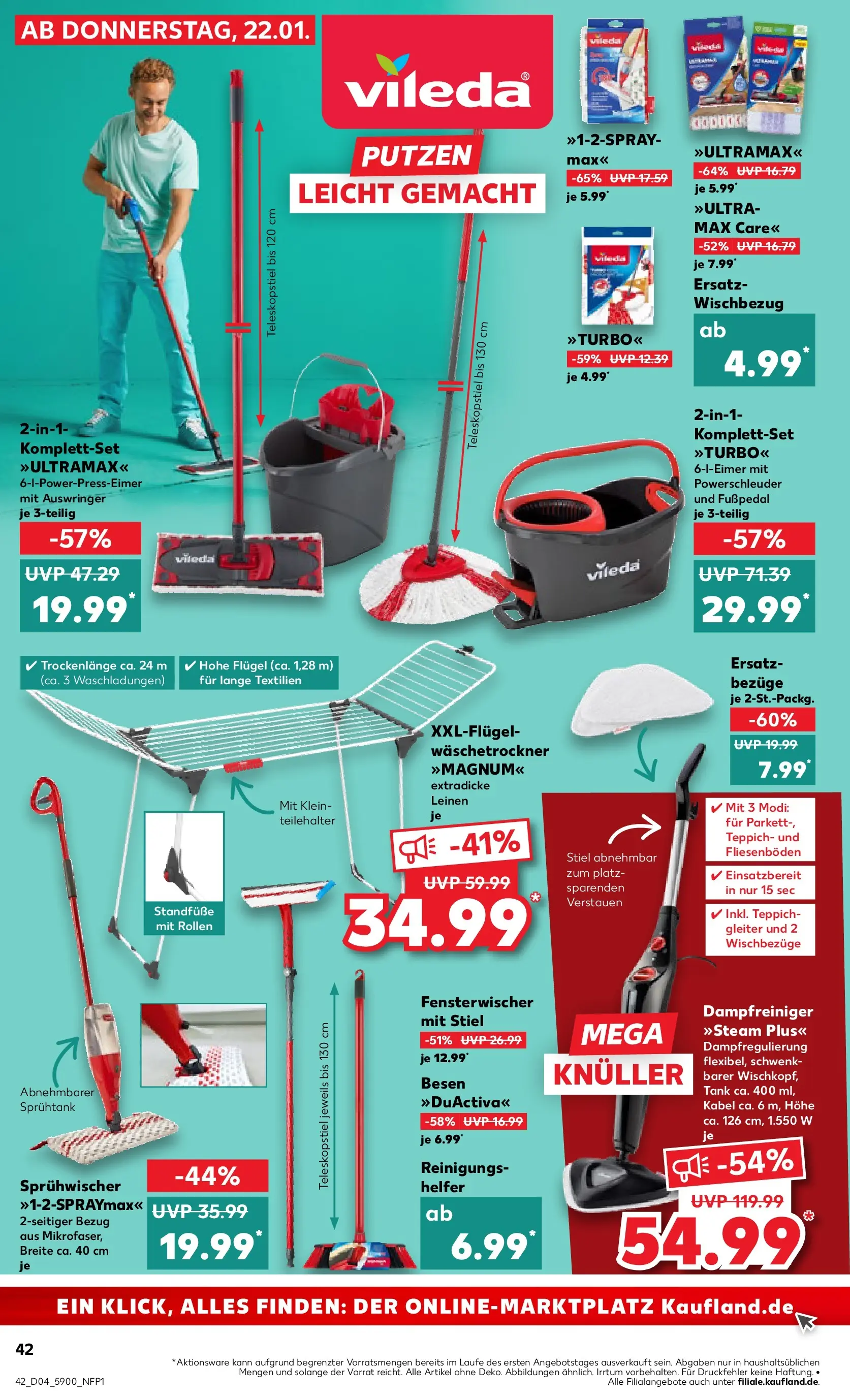 Prospekt Kaufland ab 25.01.2026 » Angebote Online zum Blättern | Seite: 42 | Produkte: Kabel, Teppich