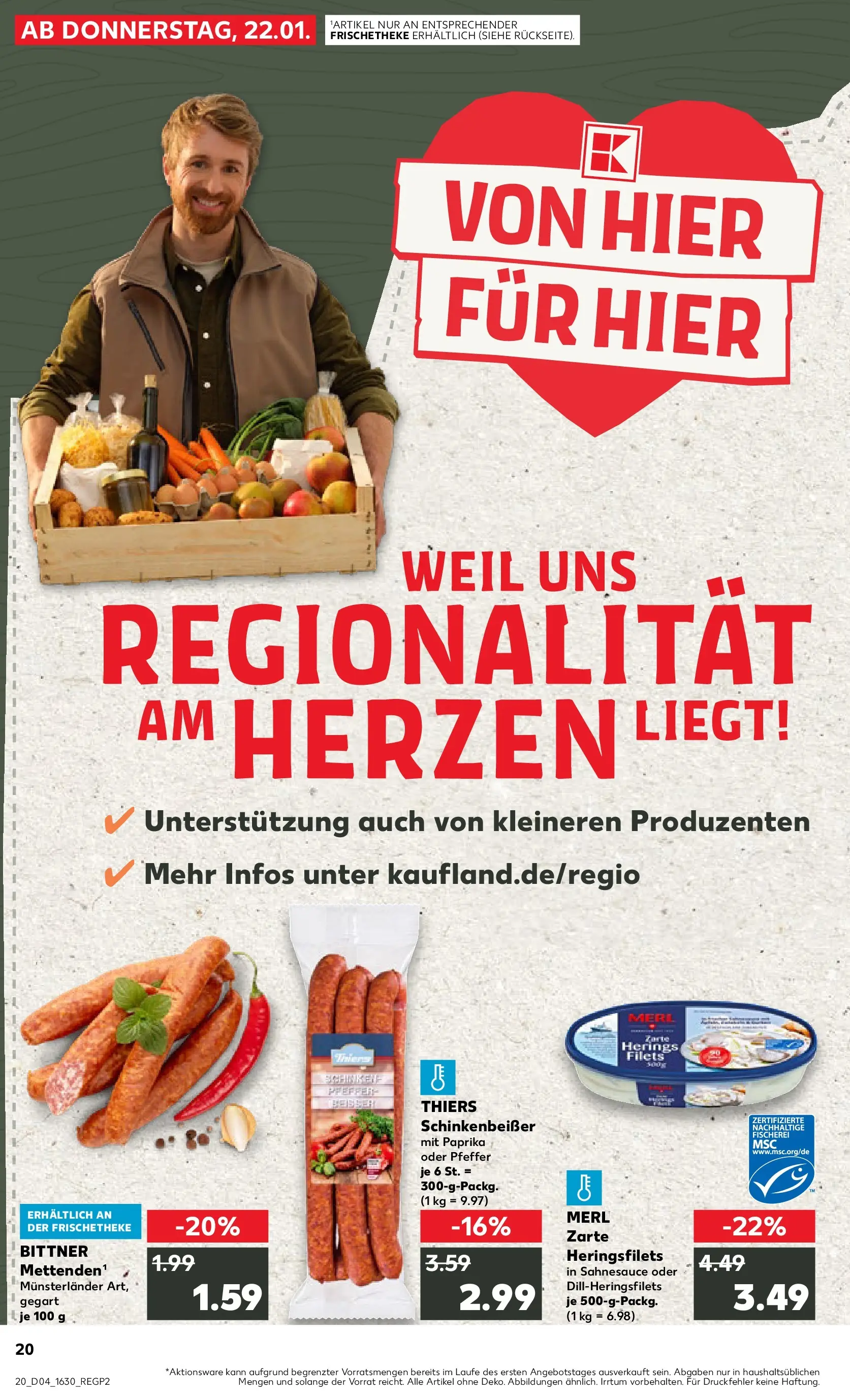 Prospekt Kaufland ab 25.01.2026 » Angebote Online zum Blättern | Seite: 20