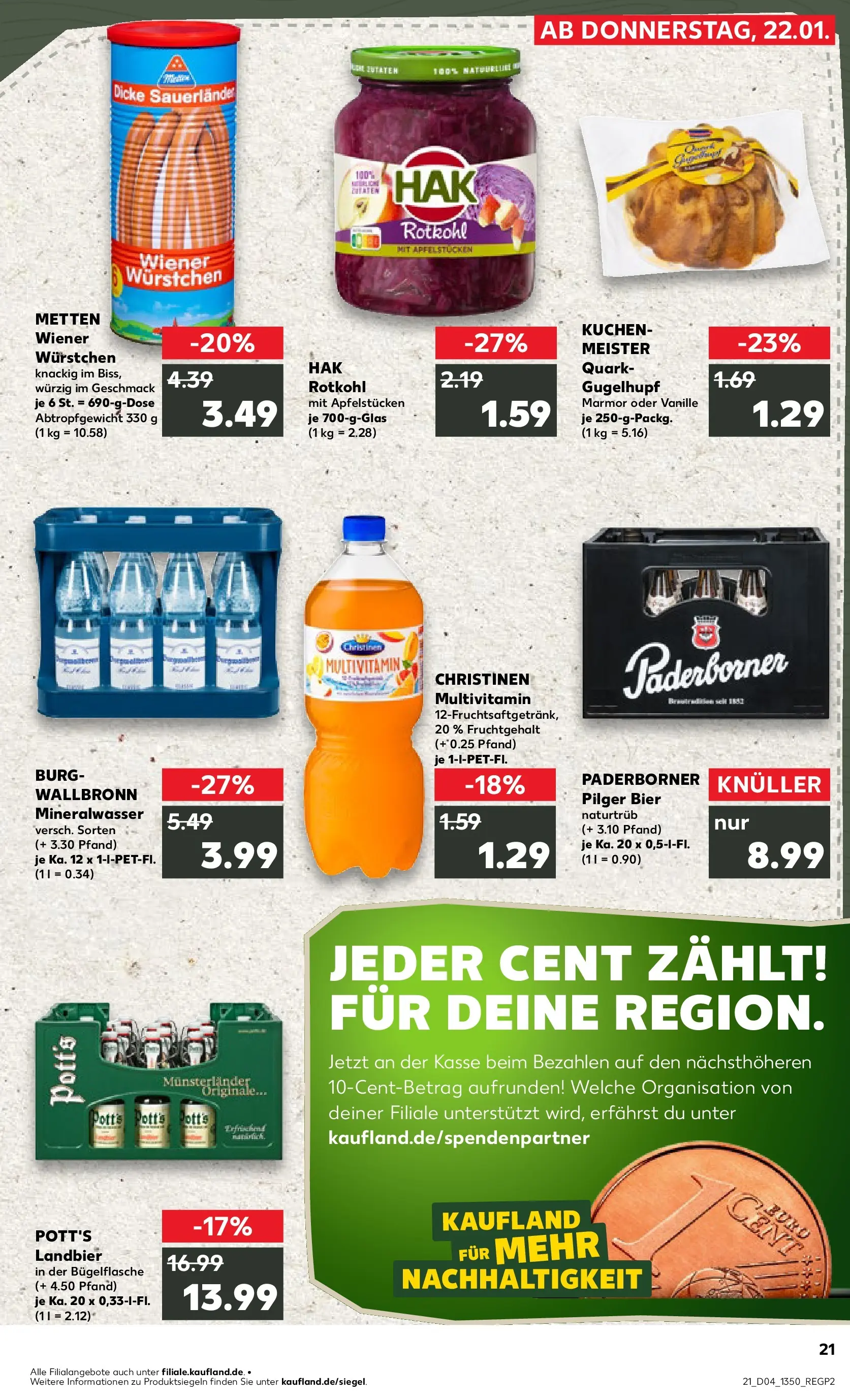 Prospekt Kaufland ab 25.01.2026 » Angebote Online zum Blättern | Seite: 21