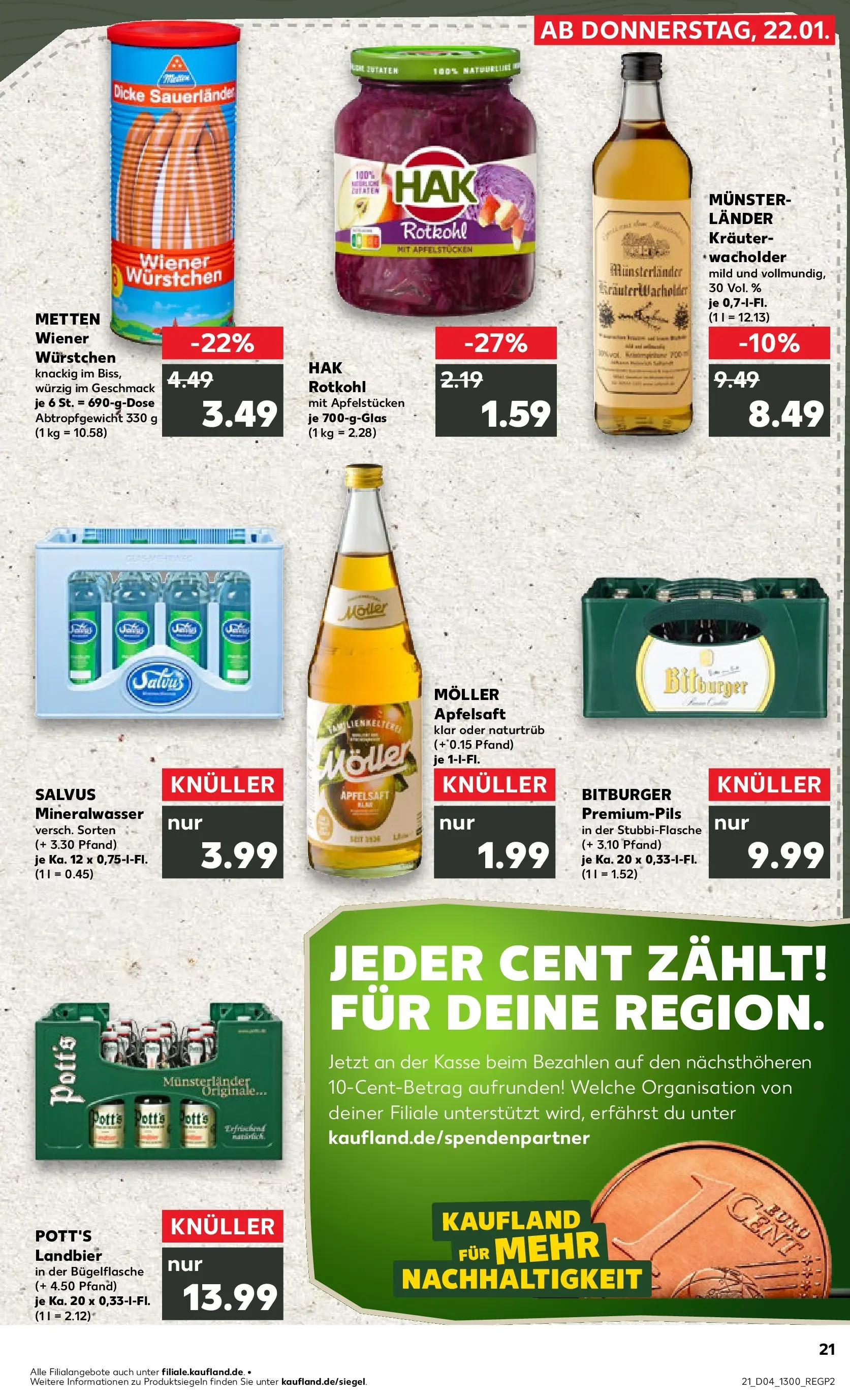 Prospekt Kaufland ab 25.01.2026 » Angebote Online zum Blättern | Seite: 21