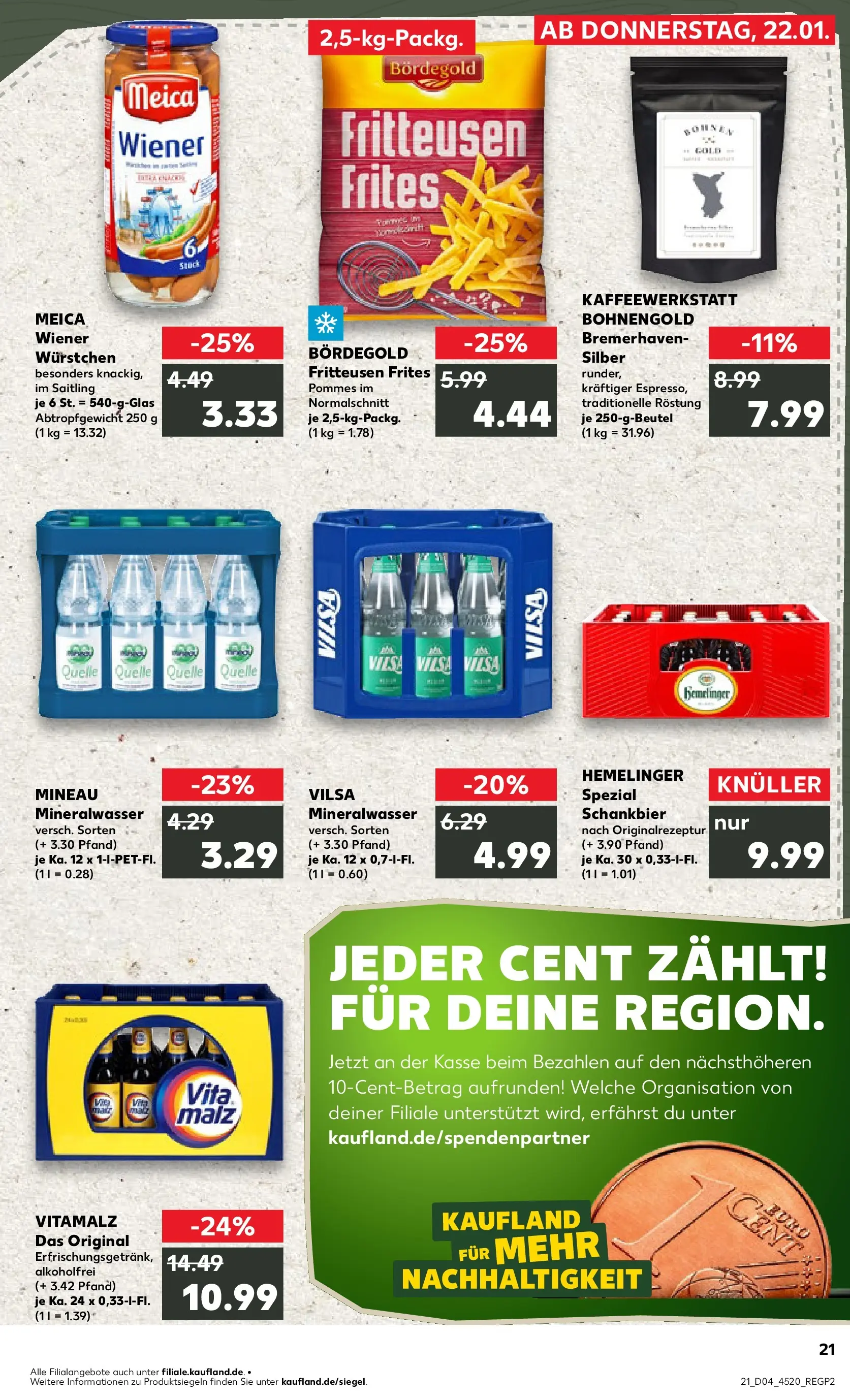 Prospekt Kaufland ab 25.01.2026 » Angebote Online zum Blättern | Seite: 21
