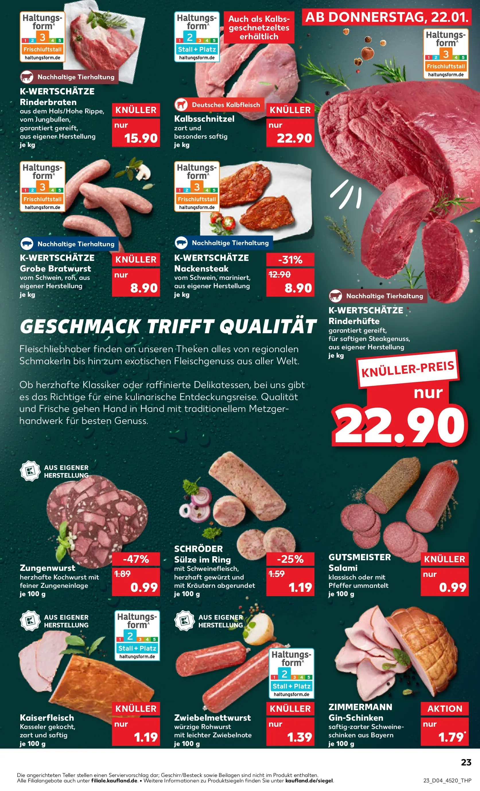 Prospekt Kaufland ab 25.01.2026 » Angebote Online zum Blättern | Seite: 23