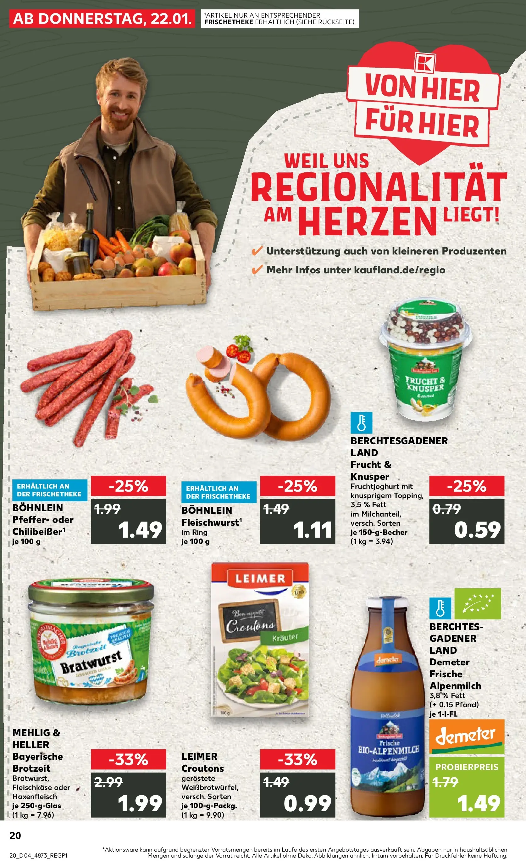 Prospekt Kaufland ab 25.01.2026 » Angebote Online zum Blättern | Seite: 20