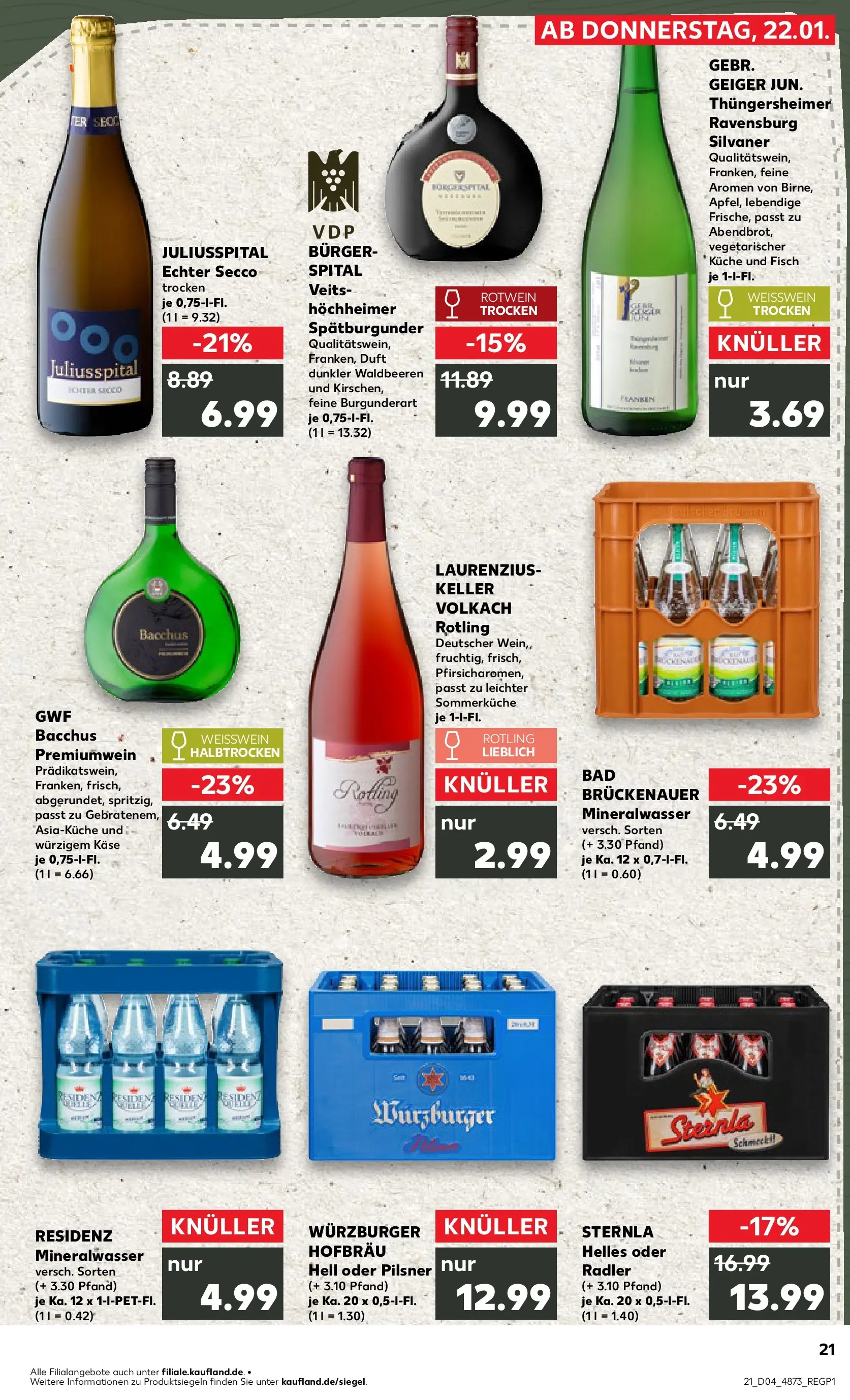 Prospekt Kaufland ab 25.01.2026 » Angebote Online zum Blättern | Seite: 21