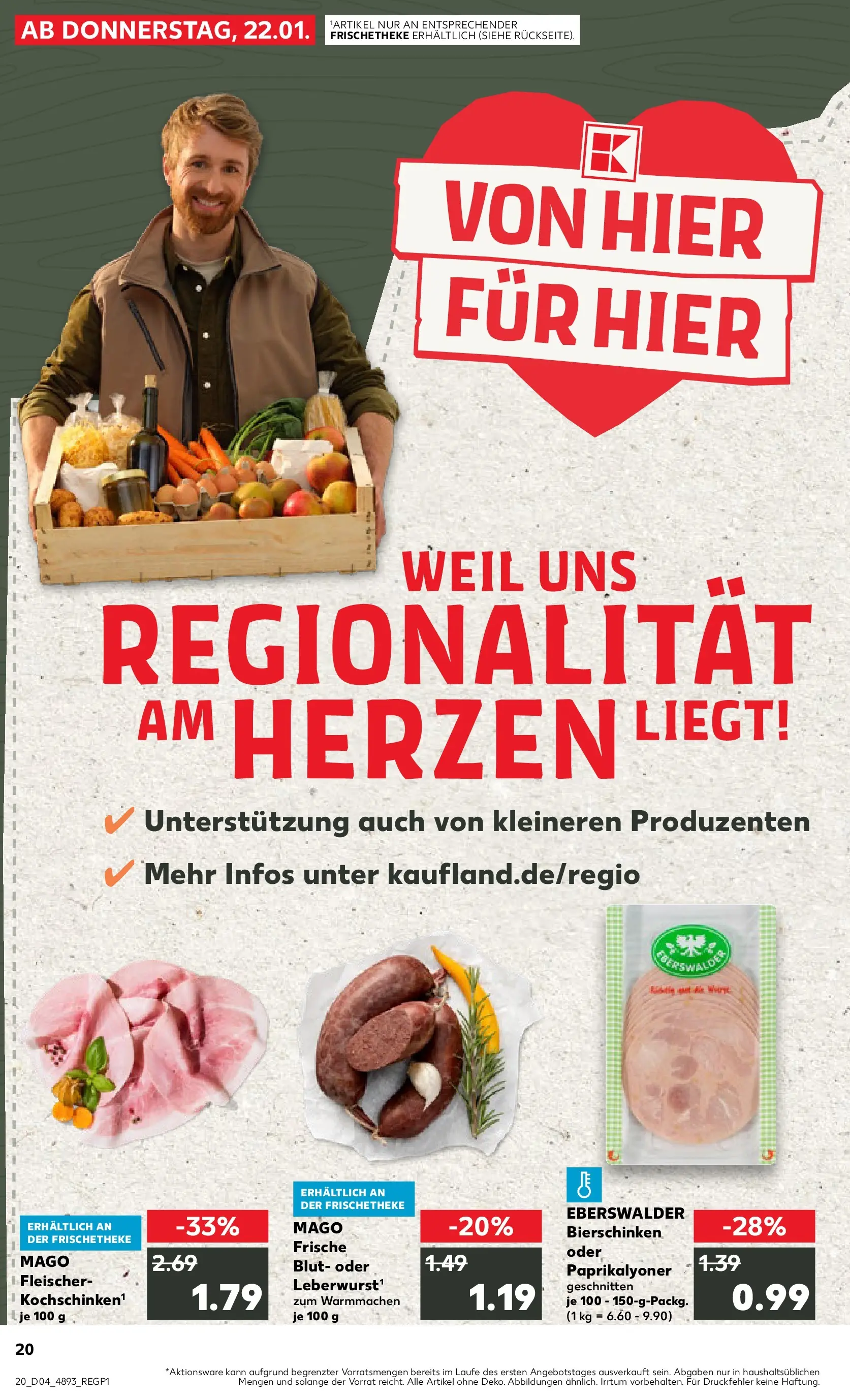 Prospekt Kaufland ab 25.01.2026 » Angebote Online zum Blättern | Seite: 20