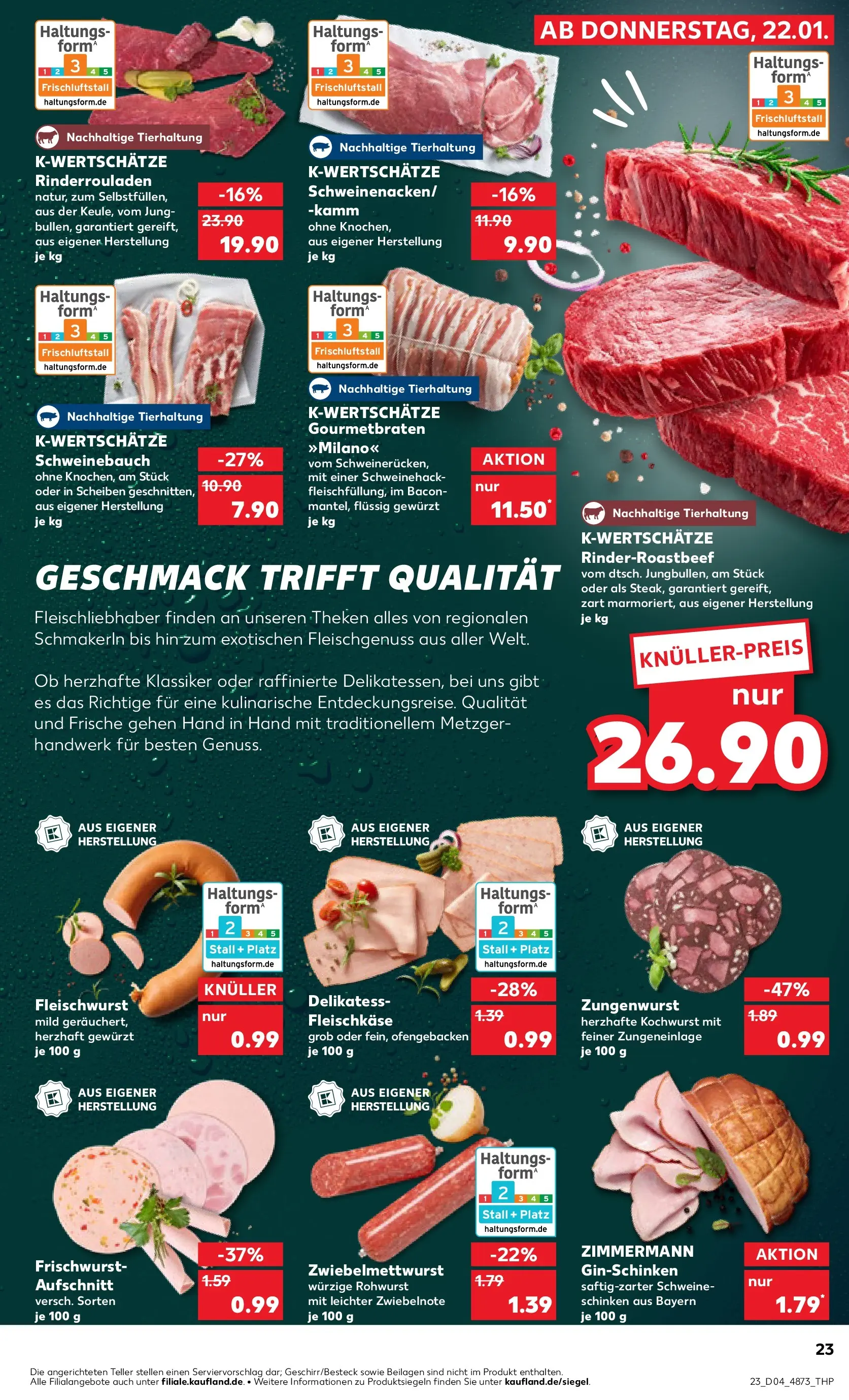 Prospekt Kaufland ab 25.01.2026 » Angebote Online zum Blättern | Seite: 23