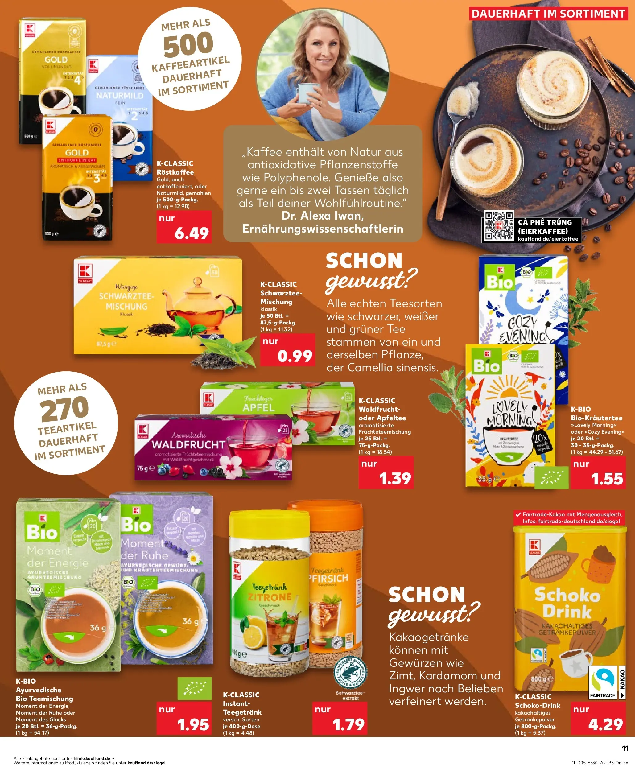 Prospekt Kaufland ab 29.01.2026 » Angebote Online zum Blättern | Seite: 11 | Produkte: Äpfel, Zitrone, Pfirsich, Tee