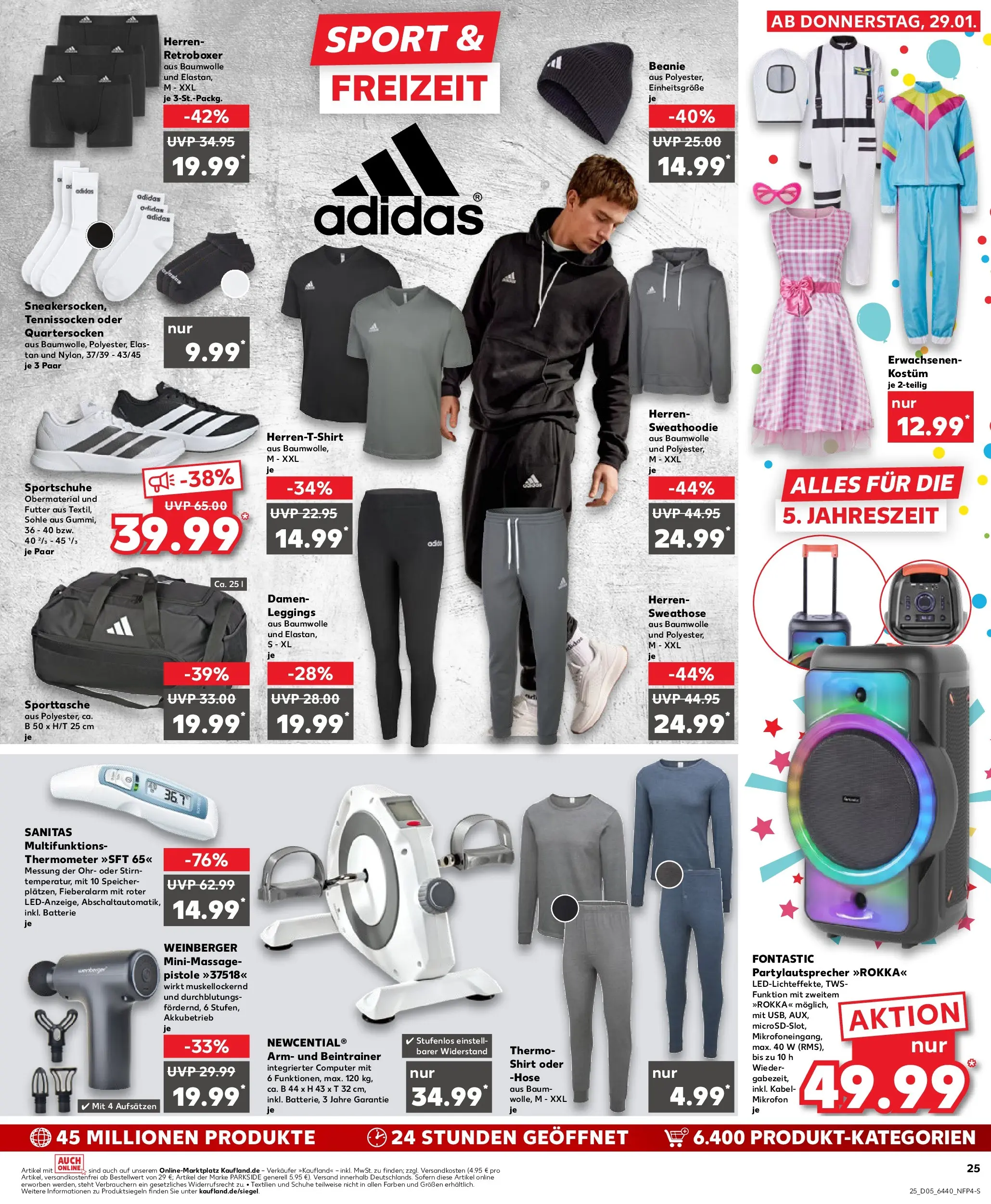 Prospekt Kaufland ab 28.01.2026 » Angebote Online zum Blättern | Seite: 25 | Produkte: Kabel, Mikrofon, Batterie, Leggings