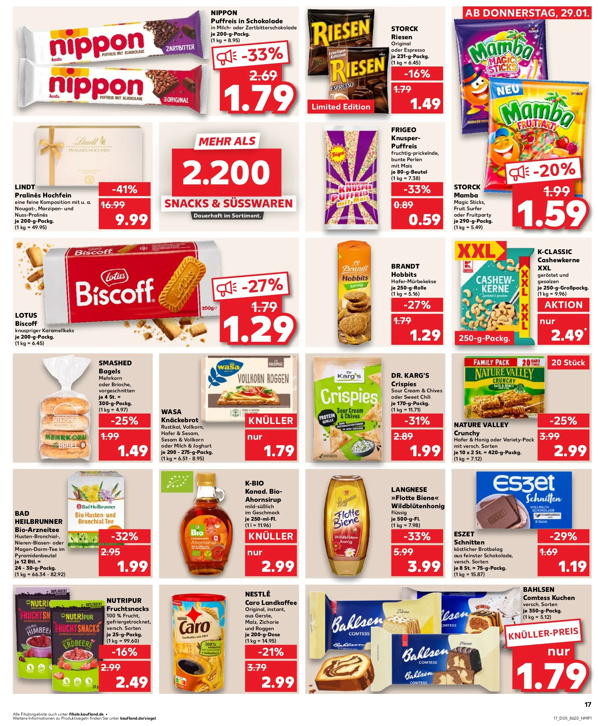 Prospekt Kaufland ab 28.01.2026 » Angebote Online zum Blättern | Seite: 17 | Produkte: Milch, Joghurt, Chili, Lindt