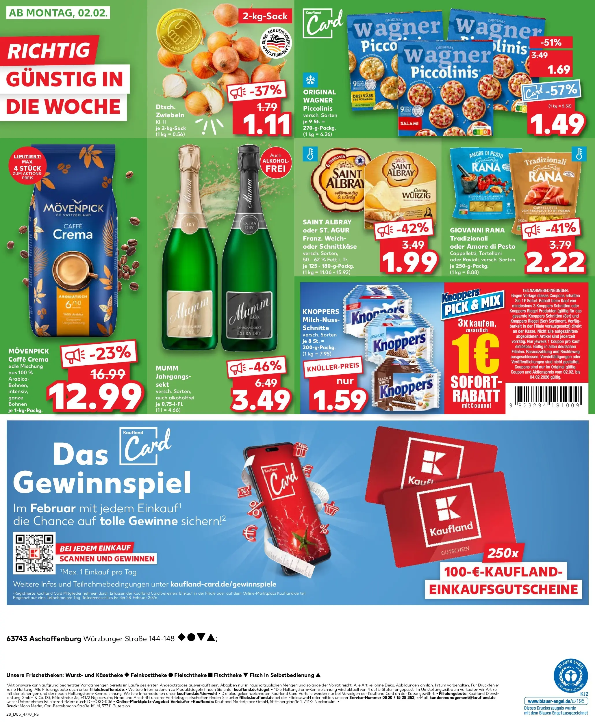 Prospekt Kaufland ab 29.01.2026 » Angebote Online zum Blättern | Seite: 28 | Produkte: Käse, Sekt, Pasta, Salami