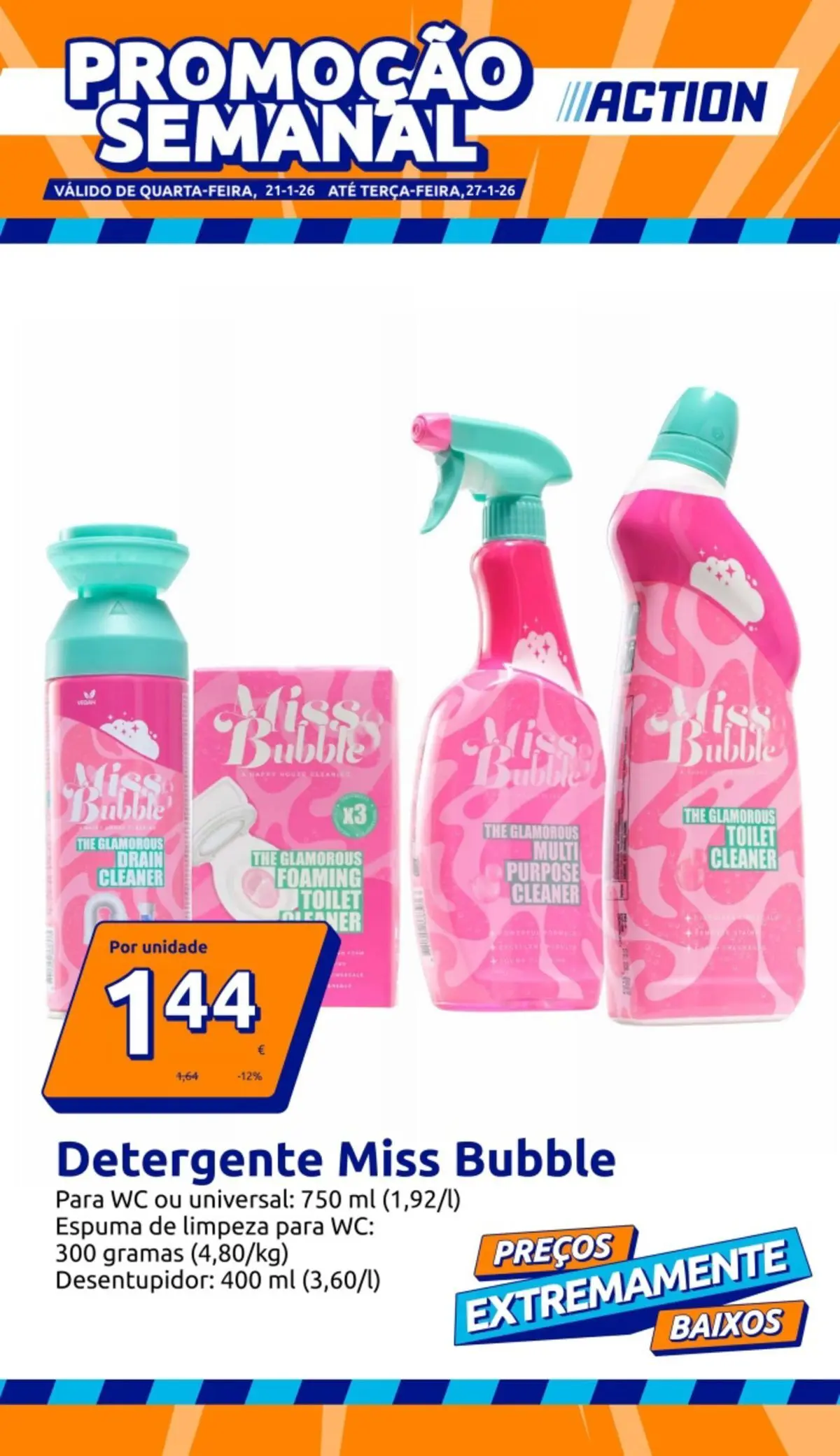 Action - folheto » de 21/01/2026 - 27/01/2026 | Página: 1 | Produtos: Detergente