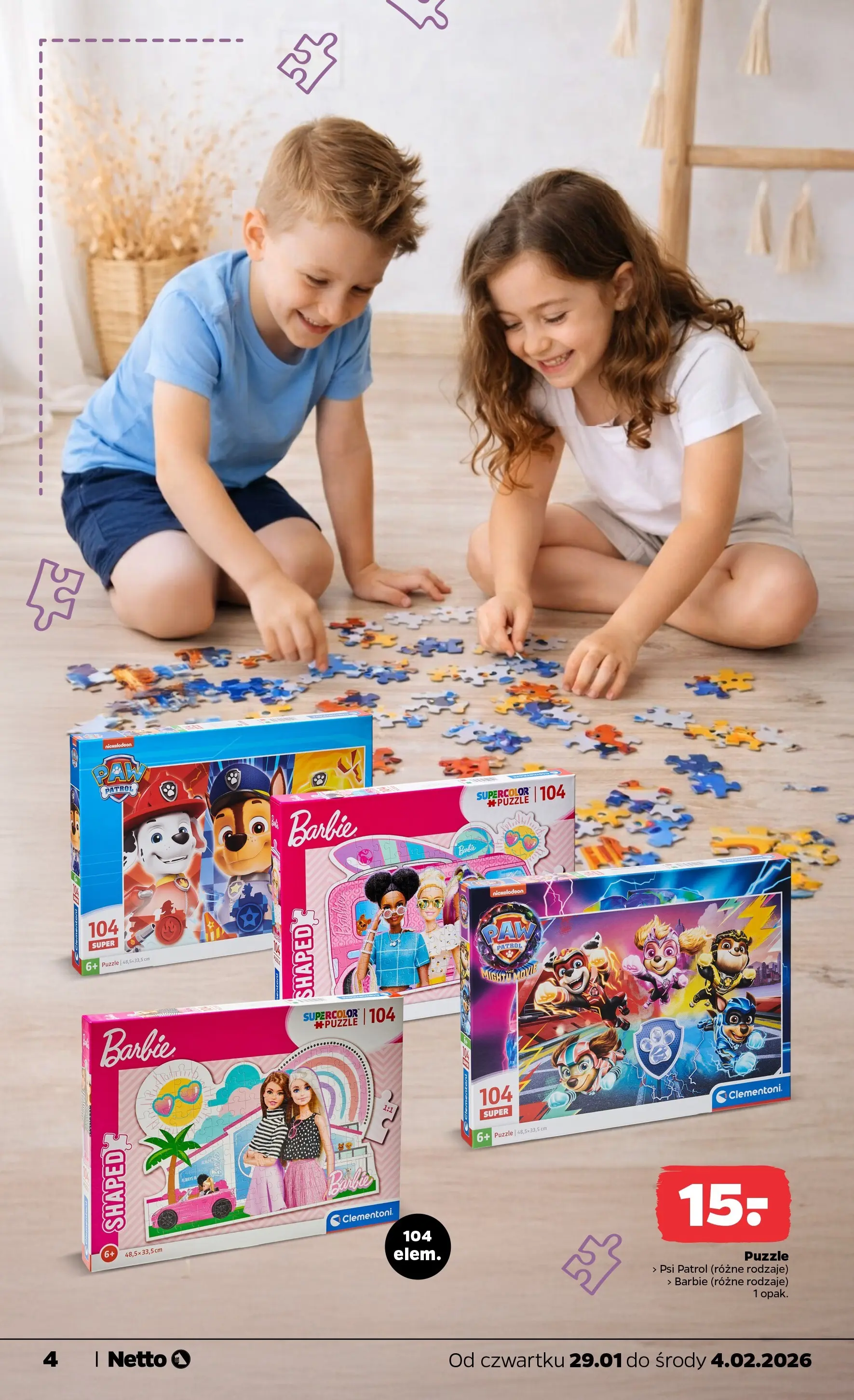 Netto - NETTO T05B ważne do 31.01.2026 od 28.01.2026 - Aktualne promocje | Strona: 22 | Produkty: Barbie