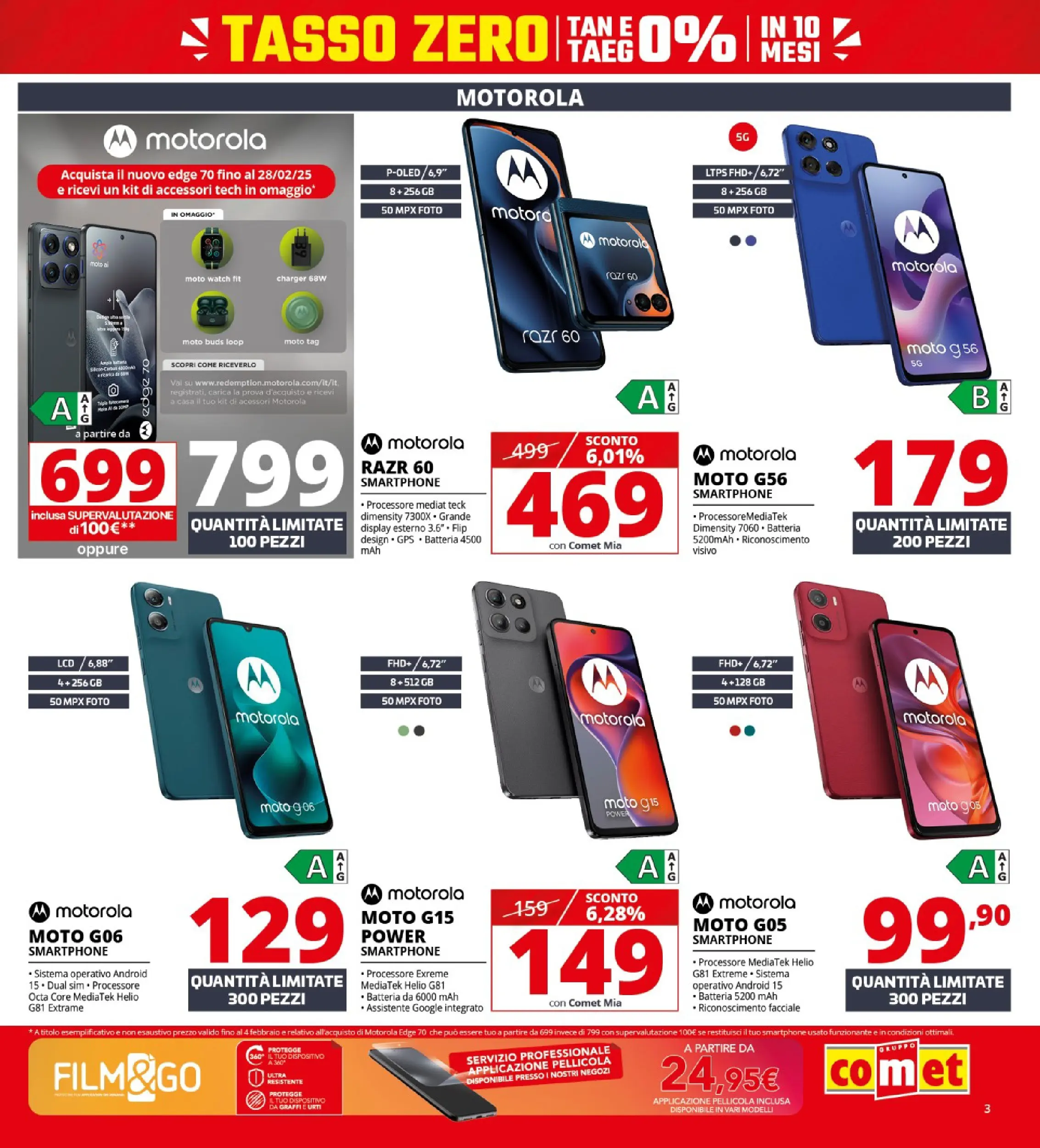 Nuovo Comet - Saldi da Comet! dal 21/01/2026 > offerte anteprima 🛍️ | Pagina: 3 | Prodotti: Smartphone, Pellicola, Batteria