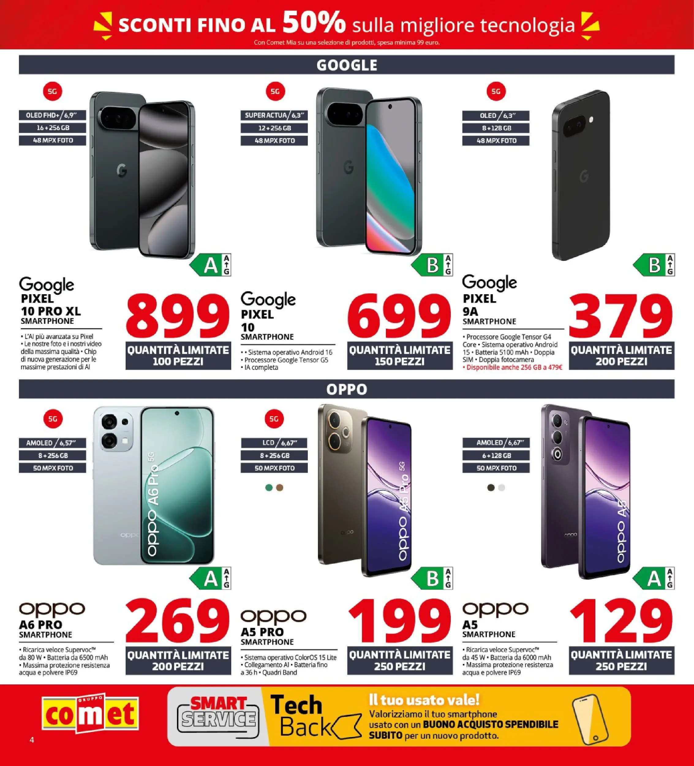 Nuovo Comet - Saldi da Comet! dal 21/01/2026 > offerte anteprima 🛍️ | Pagina: 4 | Prodotti: Acqua, Smartphone, Video, Fotocamera