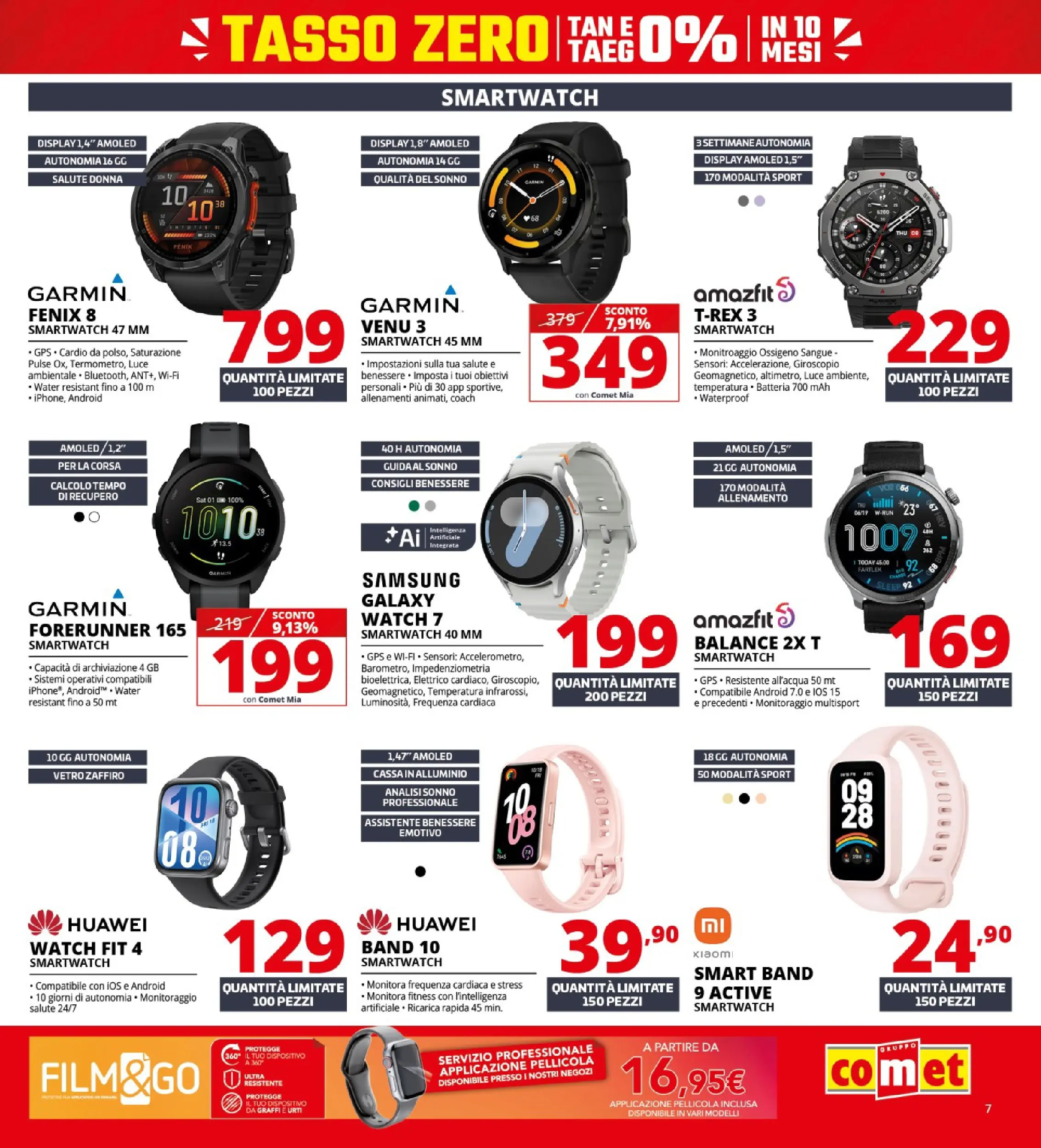 Nuovo Comet - Saldi da Comet! dal 21/01/2026 > offerte anteprima 🛍️ | Pagina: 7 | Prodotti: Alluminio, Smartwatch, Batteria, Samsung