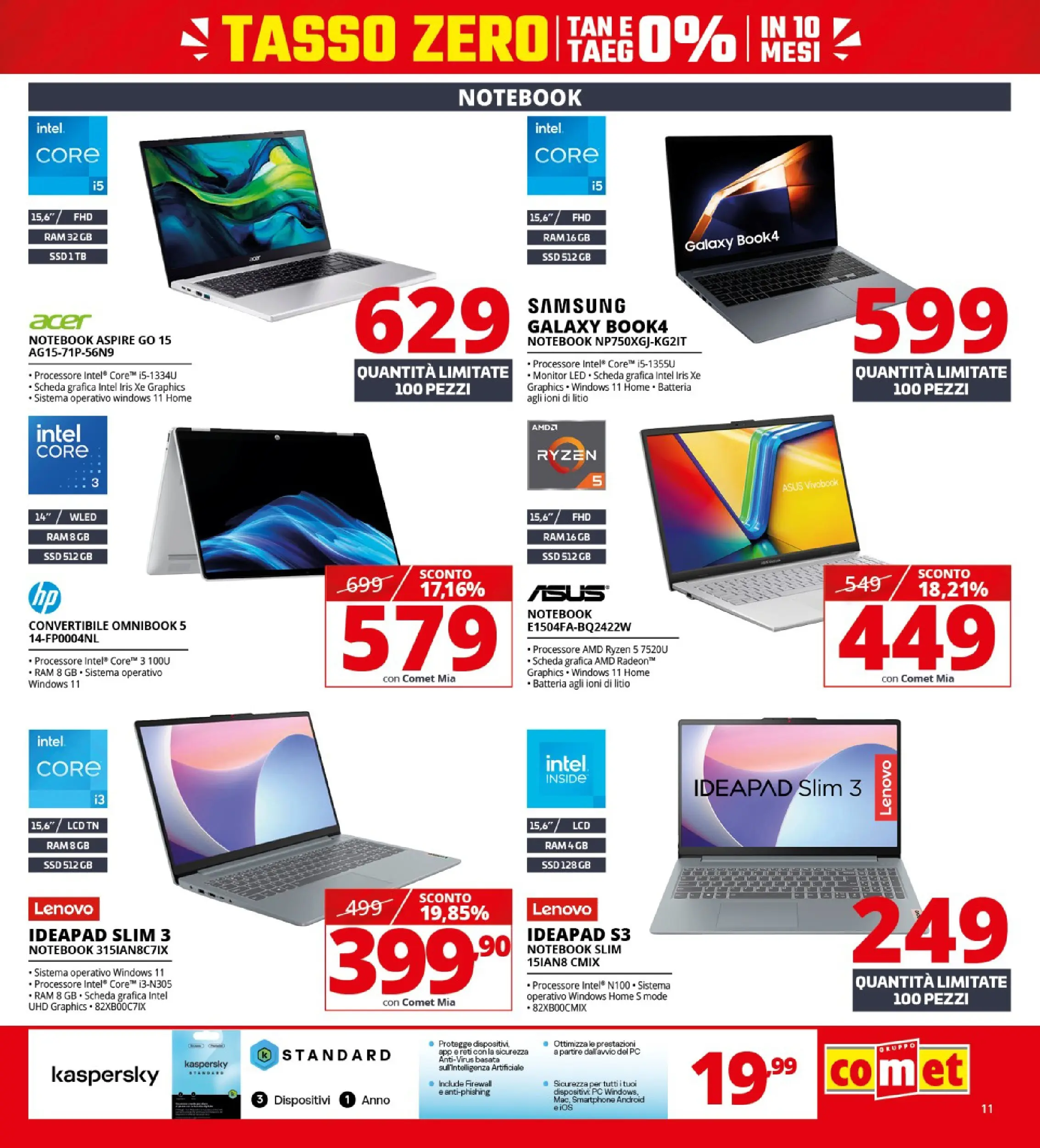 Nuovo Comet - Saldi da Comet! dal 21/01/2026 > offerte anteprima 🛍️ | Pagina: 11 | Prodotti: Monitor, Notebook, PC, Samsung