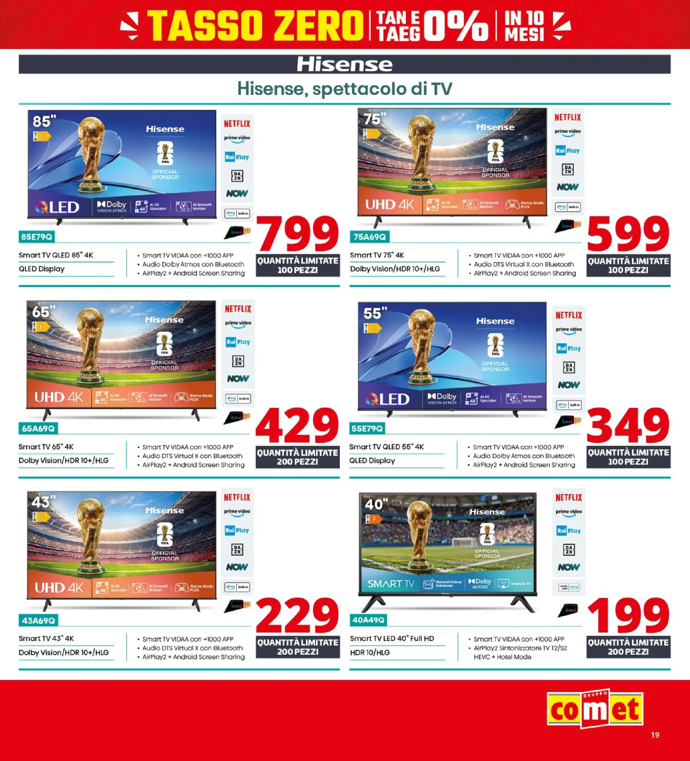Nuovo Comet - Saldi da Comet! dal 21/01/2026 > offerte anteprima 🛍️ | Pagina: 19 | Prodotti: smart TV, TV, Video, Audio