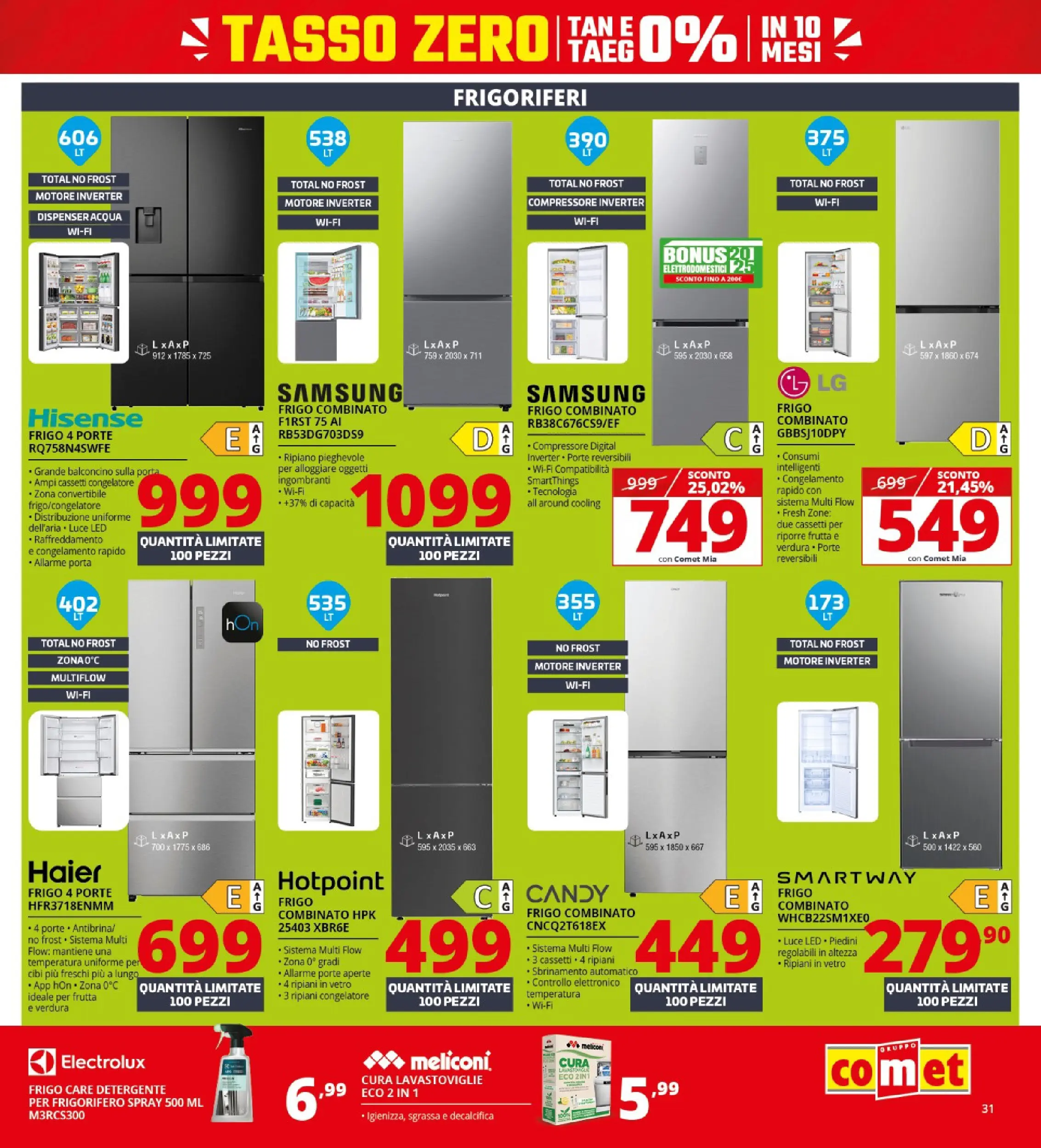 Nuovo Comet - Saldi da Comet! dal 21/01/2026 > offerte anteprima 🛍️ | Pagina: 31 | Prodotti: Ripiano, Detergente, Compressore, Lavastoviglie