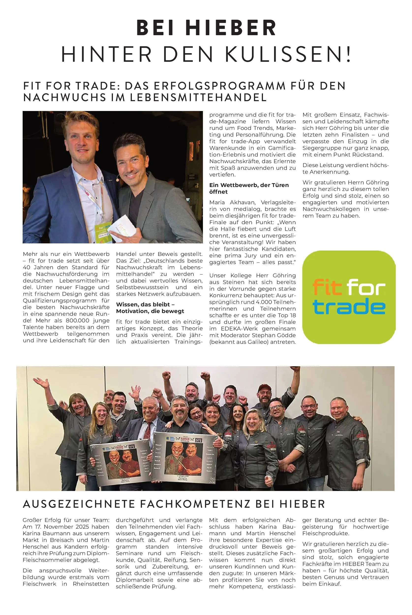 Entdecke - Hieber's Frischecenter: Meine Woche (ab 25.01.2026) zum Blättern | Seite: 8 | Produkte: Top, Fleisch