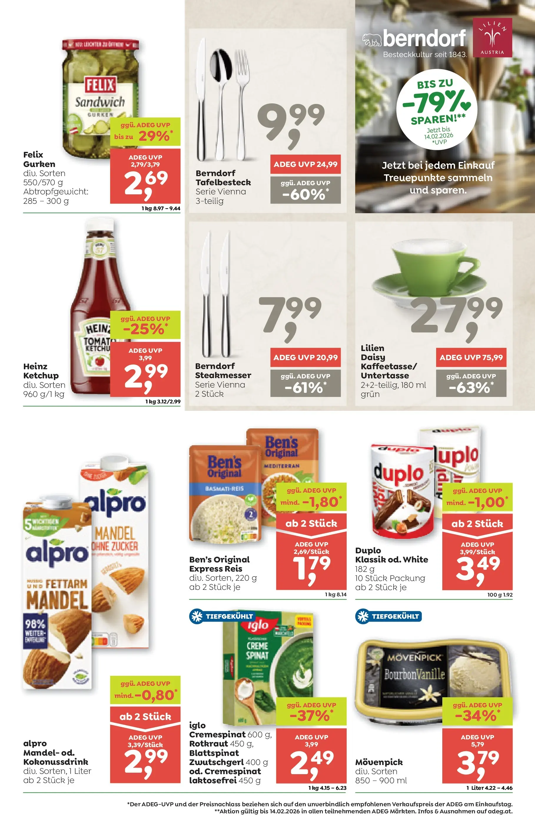 ADEG Weissenbach, Hausmening von 22.01.2026 - Aktuelle Angebote | Seite: 11 | Produkte: Ketchup, Gurken, Creme, Reis