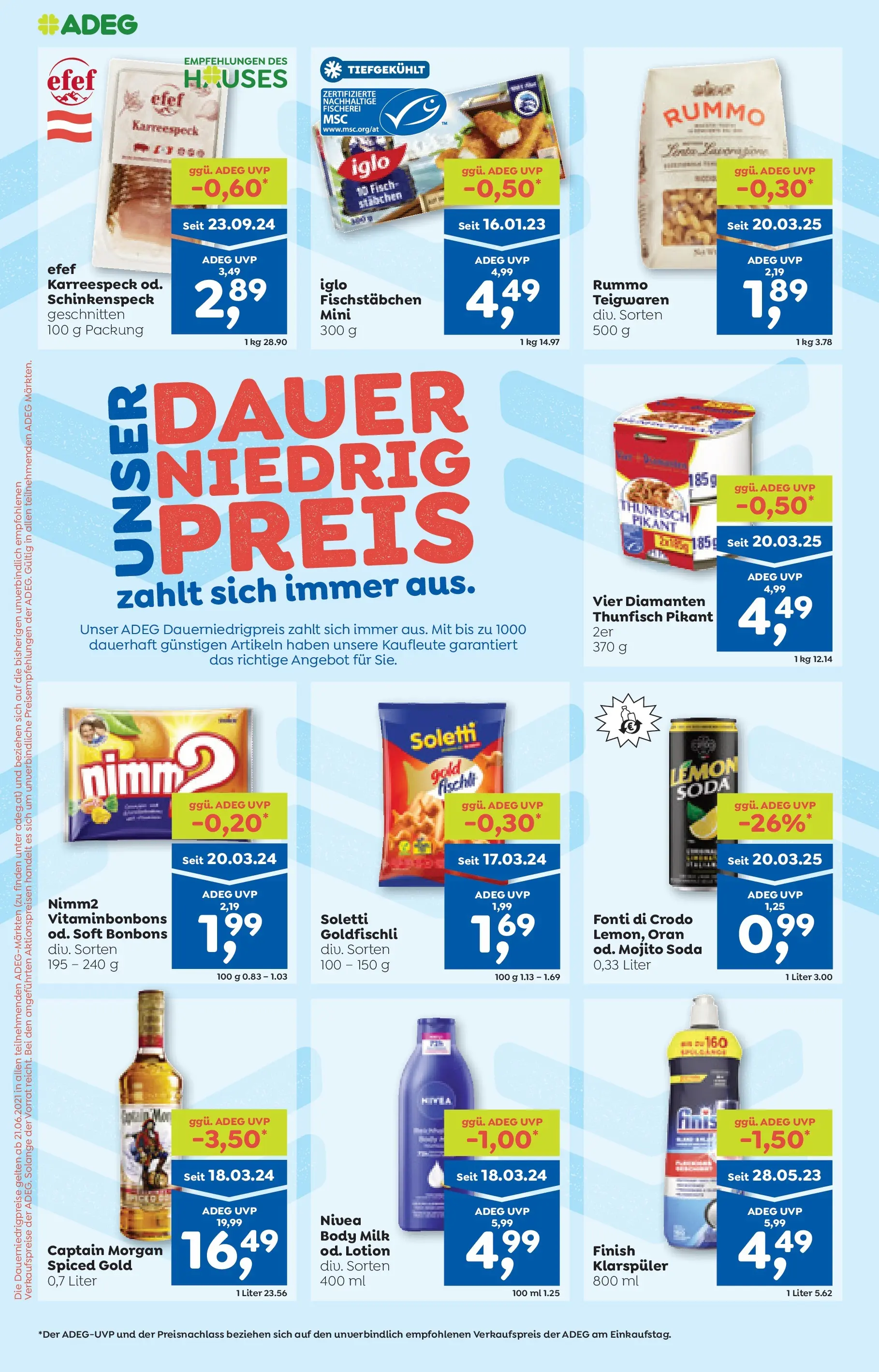 ADEG Weissenbach, Hausmening von 22.01.2026 - Aktuelle Angebote | Seite: 14 | Produkte: Klarspüler, Fisch