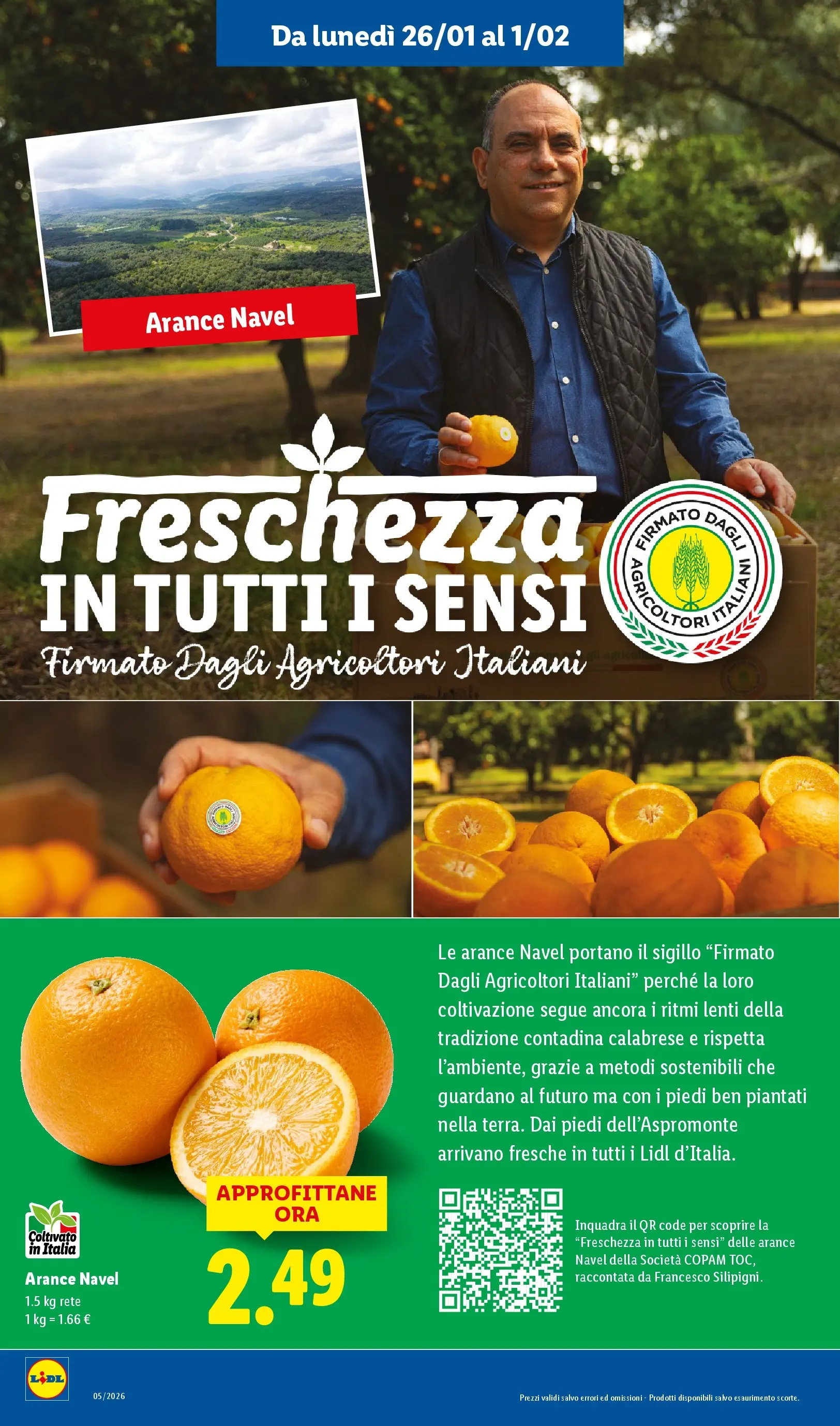LIDL volantino della prossima settimana dal ﻿22/01/2026﻿ 📣 | Pagina: 6 | Prodotti: Arance