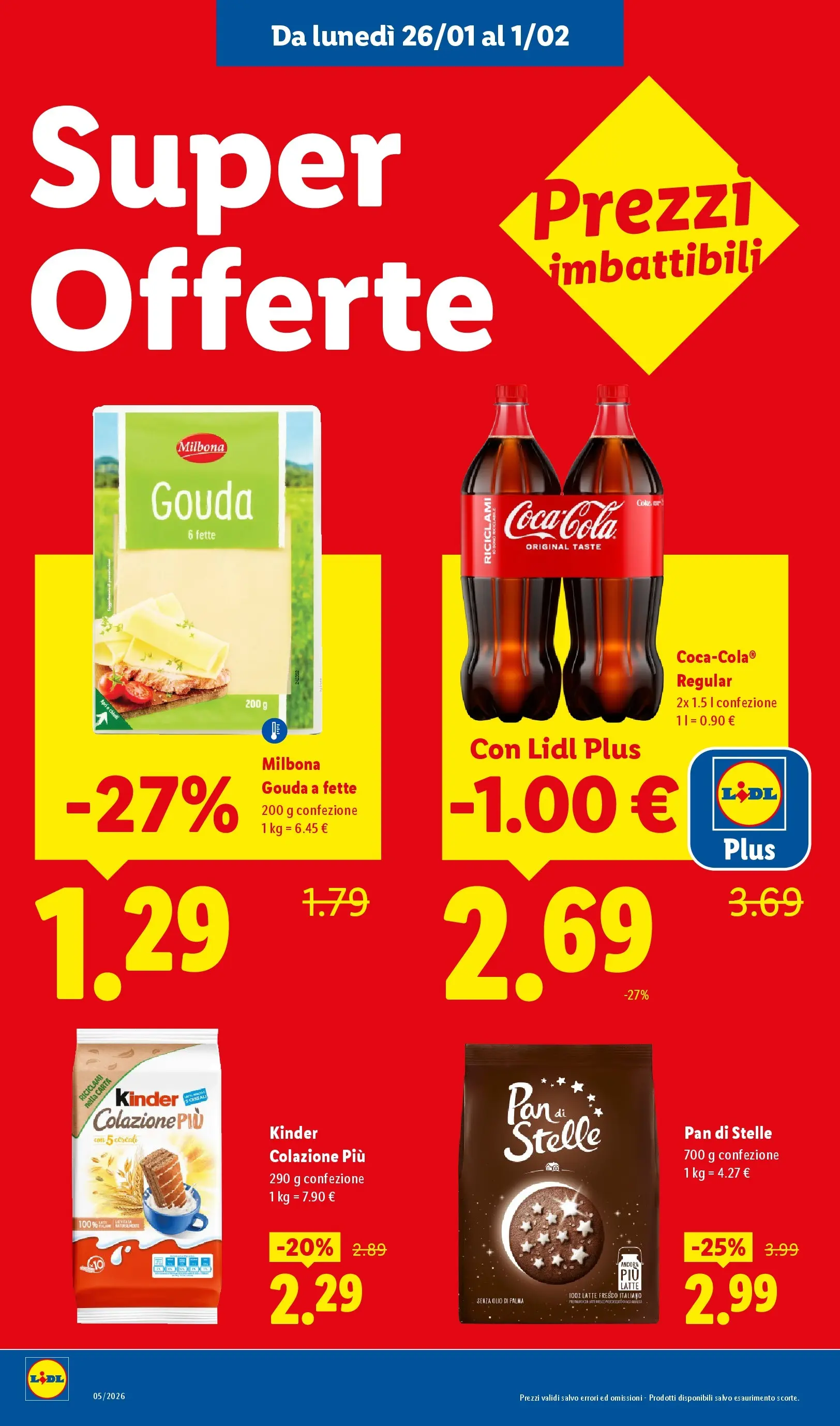 LIDL volantino della prossima settimana dal ﻿22/01/2026﻿ 📣 | Pagina: 10 | Prodotti: Latte, Olio