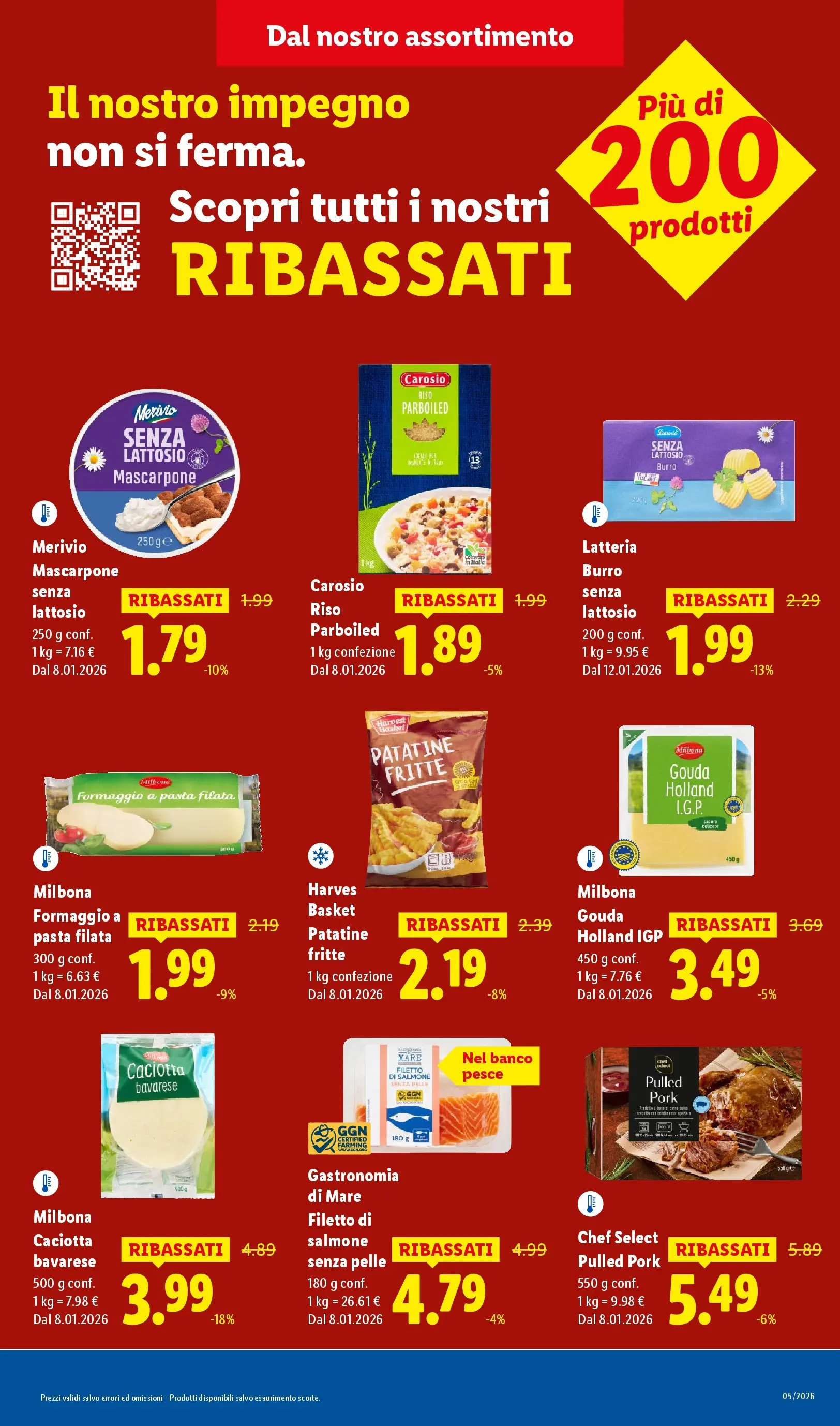 LIDL volantino della prossima settimana dal ﻿22/01/2026﻿ 📣 | Pagina: 15 | Prodotti: Salmone, Pesce, Patatine, Pasta