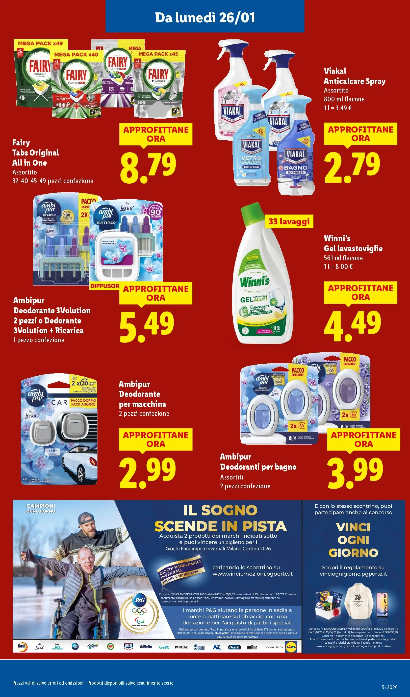 LIDL volantino della prossima settimana dal ﻿22/01/2026﻿ 📣 | Pagina: 19 | Prodotti: Anticalcare, Lavastoviglie, Sedia, Doccia