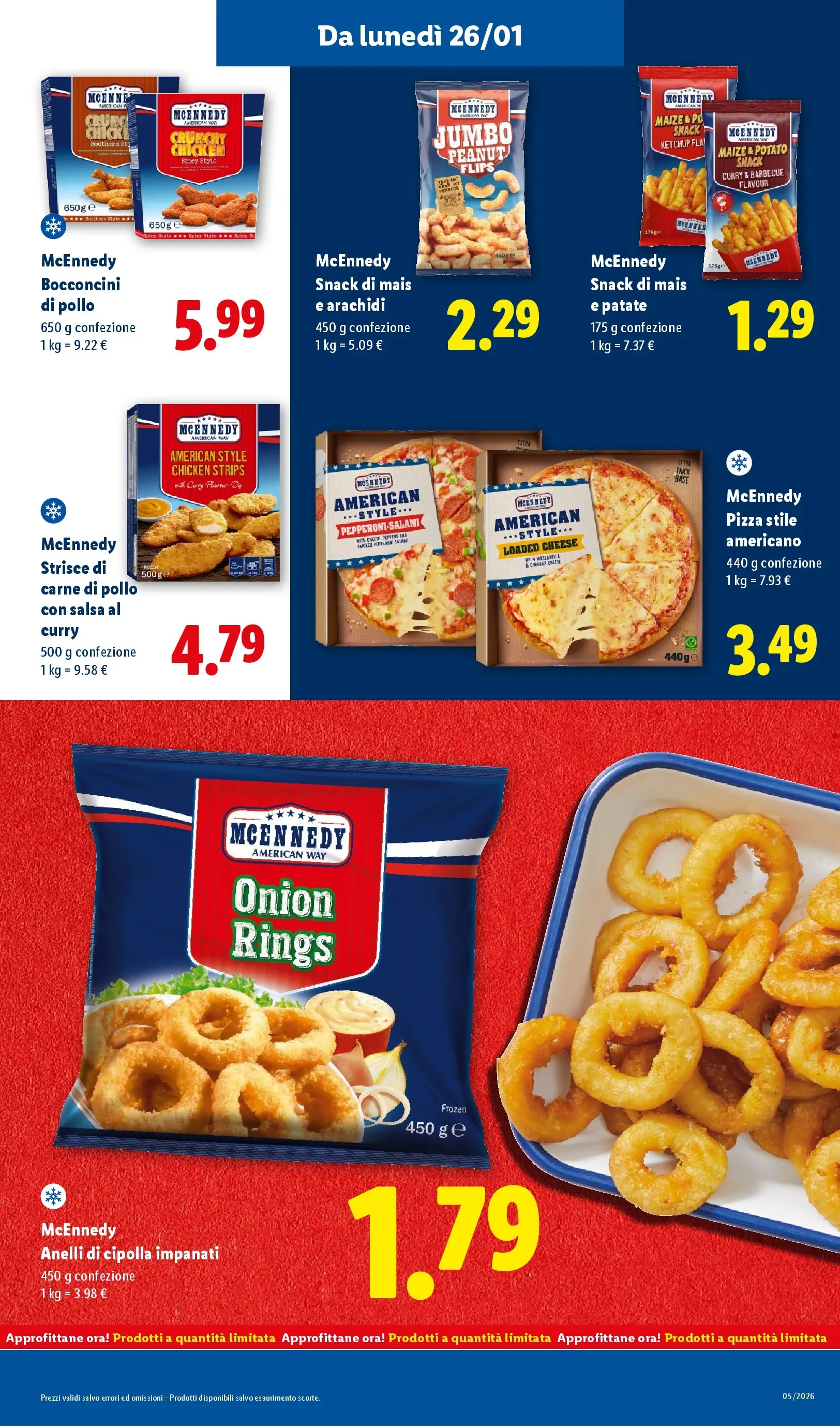 LIDL volantino della prossima settimana dal ﻿22/01/2026﻿ 📣 | Pagina: 21 | Prodotti: Pollo, Patate, Mais, Arachidi