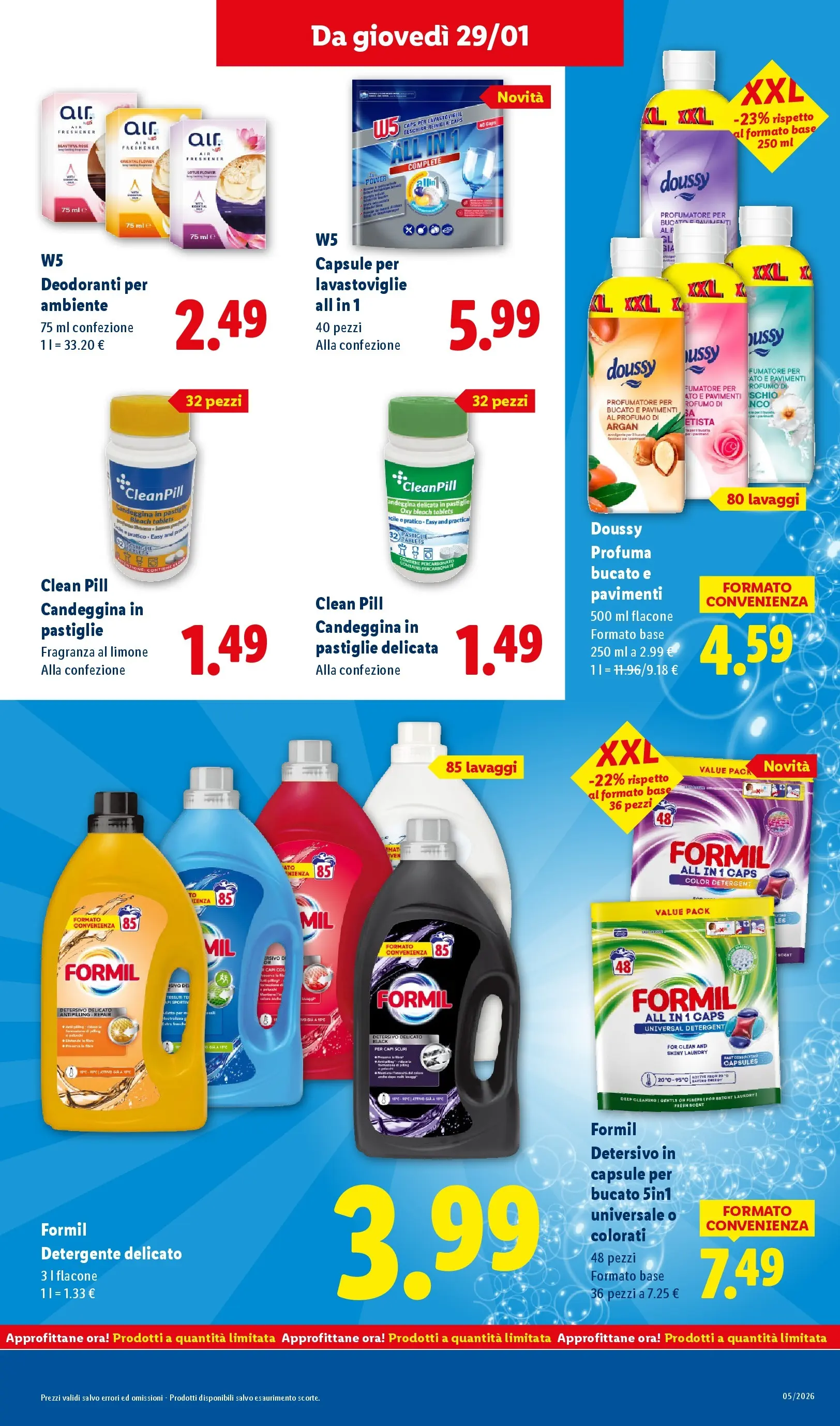 LIDL volantino della prossima settimana dal ﻿22/01/2026﻿ 📣 | Pagina: 25 | Prodotti: Detergente, Tè, Candeggina, Profumo