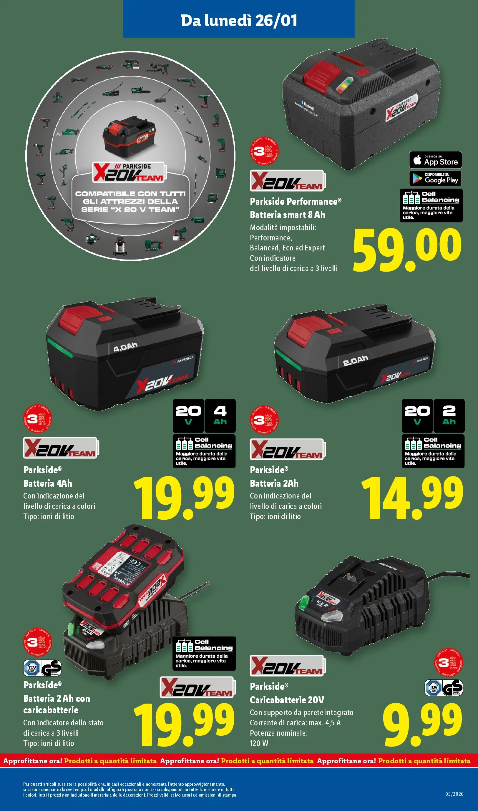 LIDL volantino della prossima settimana dal ﻿22/01/2026﻿ 📣 | Pagina: 29 | Prodotti: Batteria, Caricabatterie