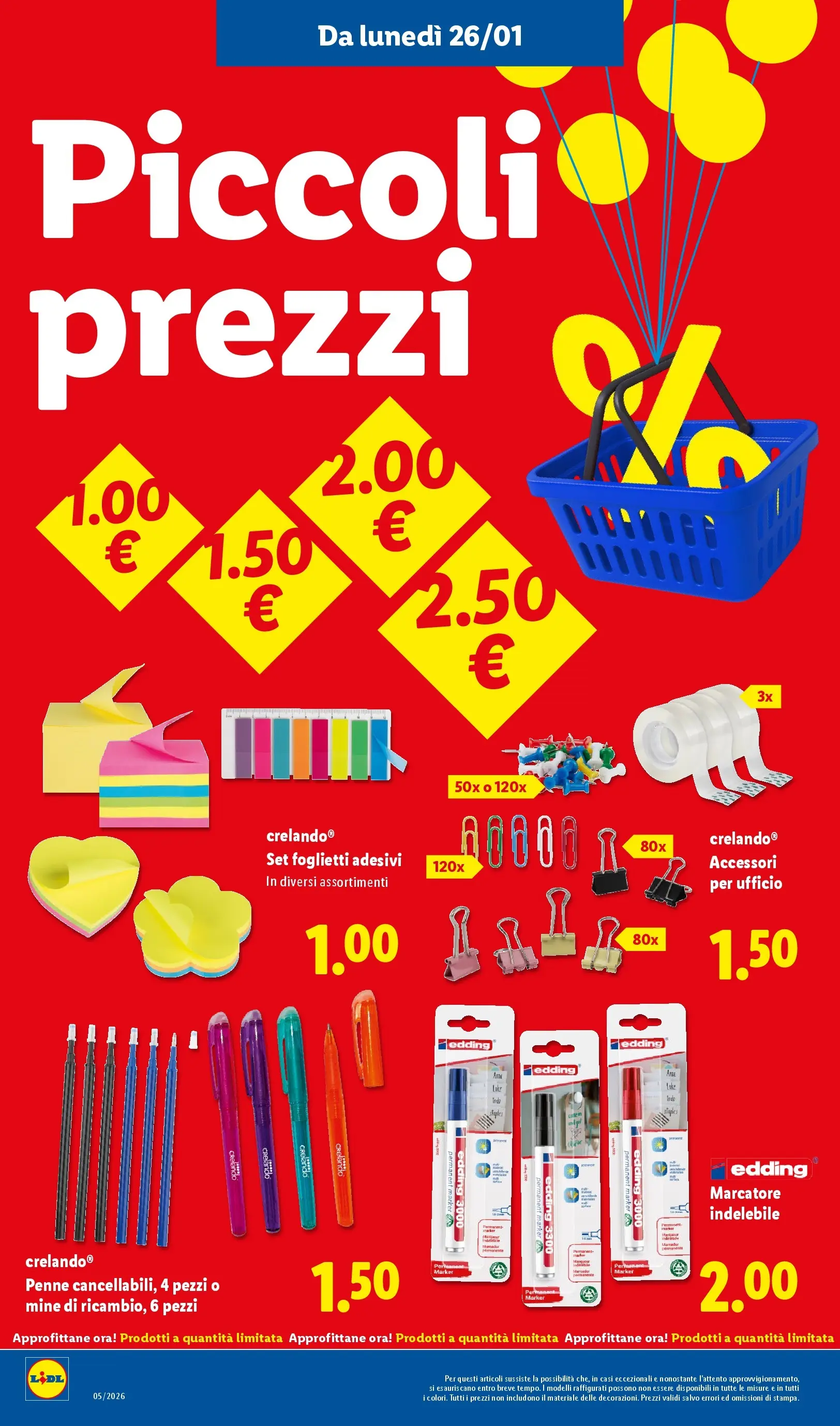 LIDL volantino della prossima settimana dal ﻿22/01/2026﻿ 📣 | Pagina: 34 | Prodotti: Penne