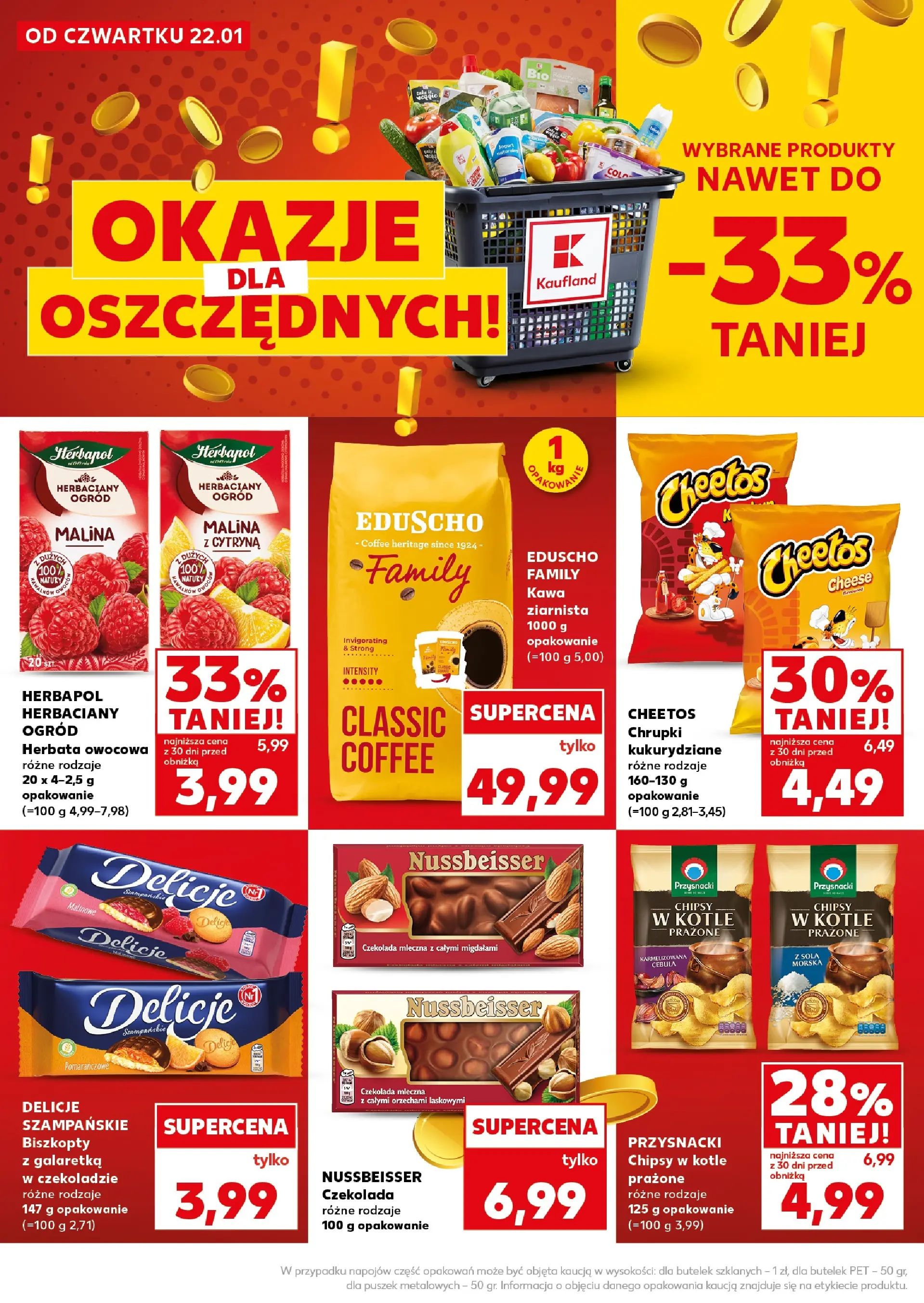 Kaufland gazetka - Super weekend od 24.01.2026 - od jutra PDF | Strona: 10 | Produkty: Malina, Chipsy, Czekolada mleczna, Herbata