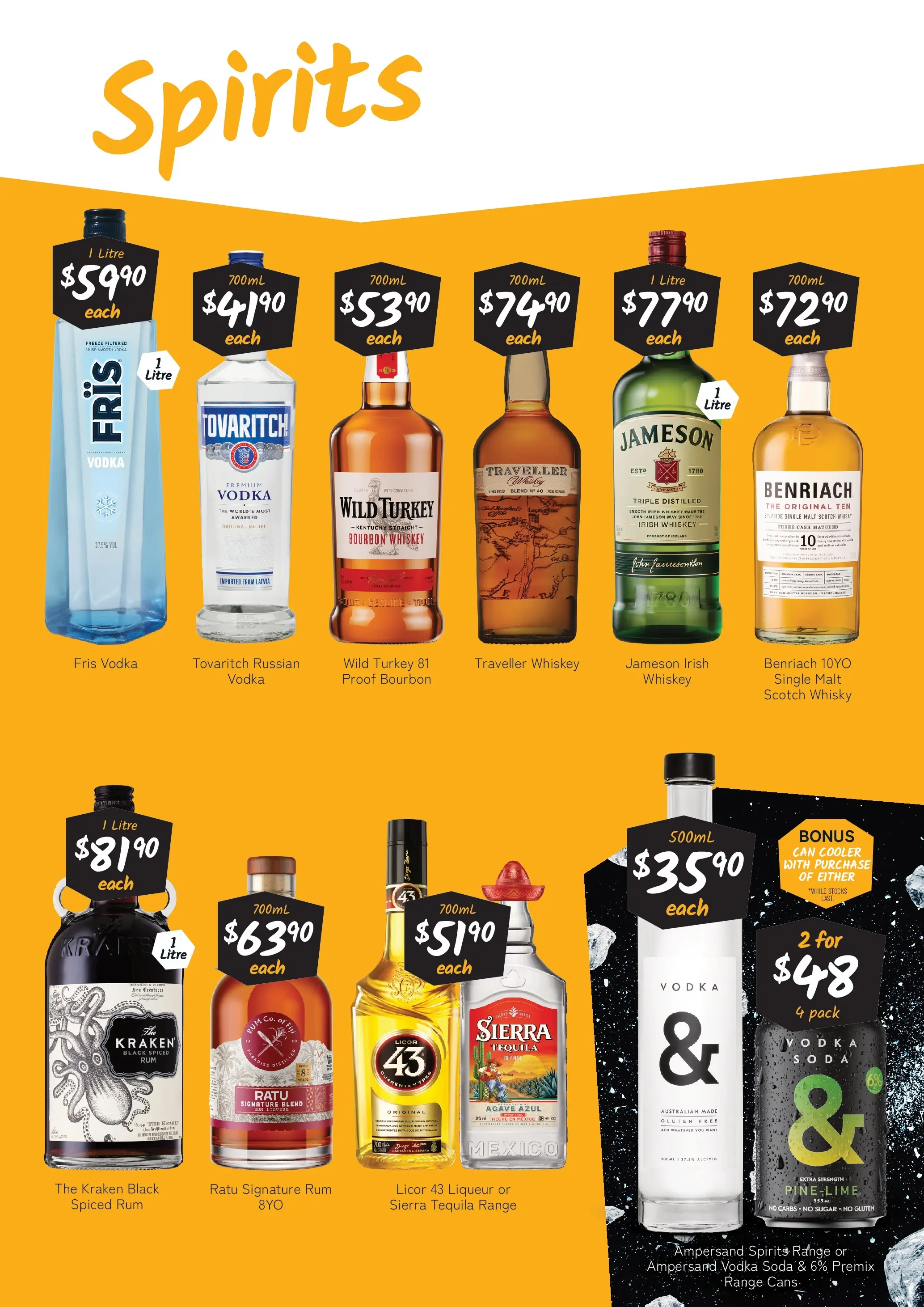 Cellarbrations - Good Shout! QLD SS 26/01 - 25/01/2026 > weekly / monthly specials | Page: 4 | Products: Vodka, Whiskey, Rum, Scotch