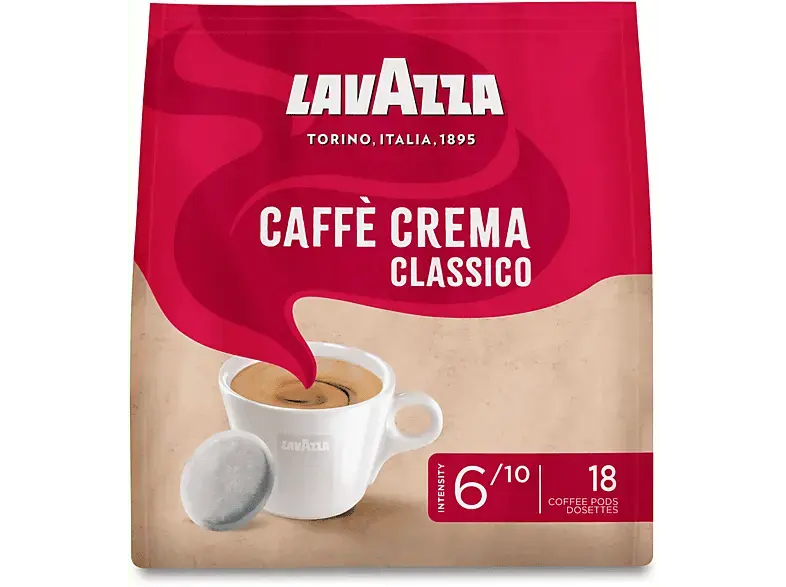 Lavazza Caffee Crema Classico Kaffeepads, 18 St&uuml;ck, Kompatibles System: Lavazza