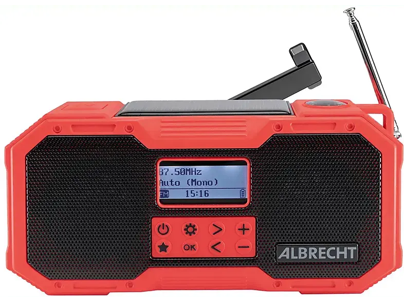 Albrecht DR 112 DAB+ Outdoor Kurbelradio