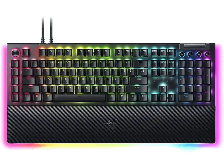 RAZER BlackWidow V4 Pro, RAZER yellow , USB, DE; Gaming Tastatur