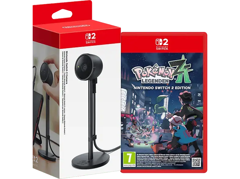 Nintendo Switch 2, Kamera, Schwarz + Pok&eacute;mon Legenden: Z-A