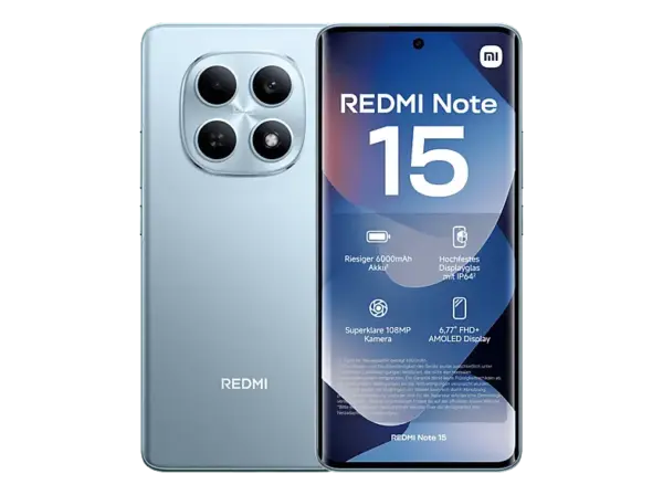 Xiaomi Redmi Note 15, LTE, 256 GB, Glacier Blue, Dual SIM