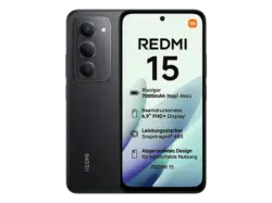 Xiaomi Redmi 15, LTE, 128 GB, Midnight Black, Dual SIM