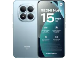 Xiaomi Redmi Note 15 Pro+, 5G, 256 GB, Glacier Blue, Dual SIM