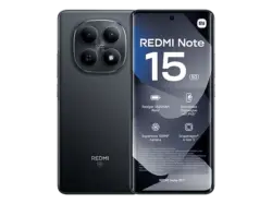 Xiaomi Redmi Note 15, 5G, 256 GB, Black, Dual SIM