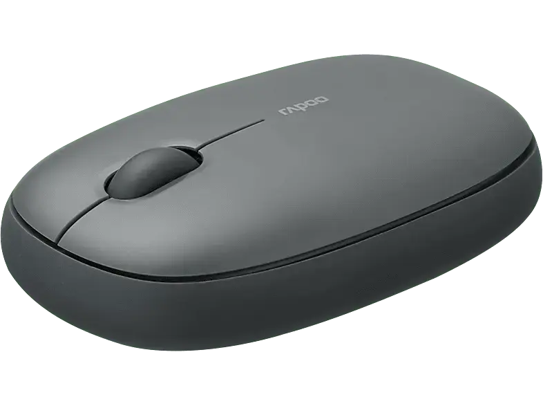 RAPOO M660 Silent Maus, Bluetooth 5.0, 1300 dpi, 3-Tasten, USB 3.0, Dunkelgrau