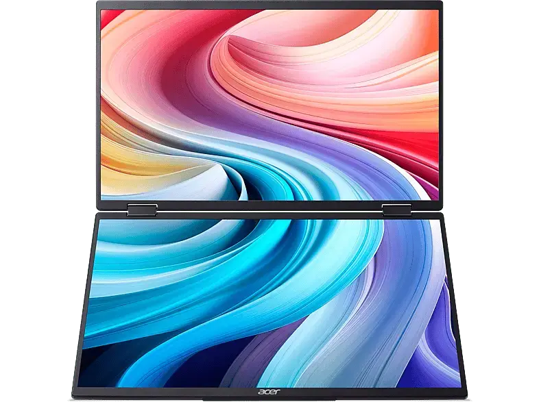 ACER PD163Q BMIUUX 15,6 Zoll Monitor, Full-HD, 8 ms Reaktionszeit, 250 cd/m&sup2;, 60 Hz, Schwarz