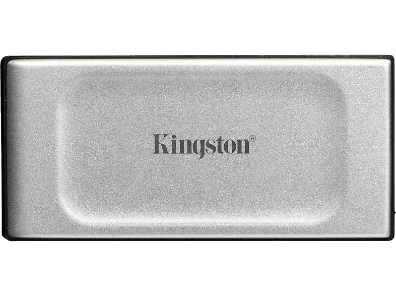 KINGSTON 1TB SSD Festplatte XS2000 Portable, USB-C 3.2, Extern, R2000/W2000, Silber/Schwarz
