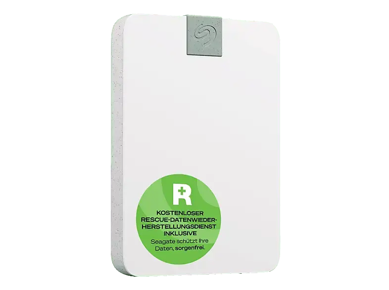 SEAGATE 2TB Ultra Touch Festplatte, Extern, 2.5 Zoll, HDD, USB-C, Wolkenwei&szlig;