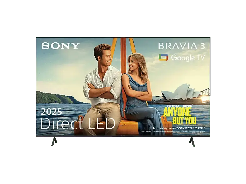 Sony Bravia 3 (2025) 55 Zoll, Direct LED, X-Balanced Speaker, Dolby Vision/Atmos, Imax Enhanced, Google TV; LED TV
