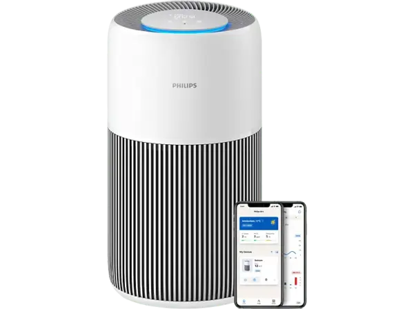 Philips AC2220/10 PureProtect Quiet 2200 Series Intelligenter Luftreiniger Arktiswei&szlig; (28 Watt, Raumgr&ouml;&szlig;e: 109 m&sup2;)